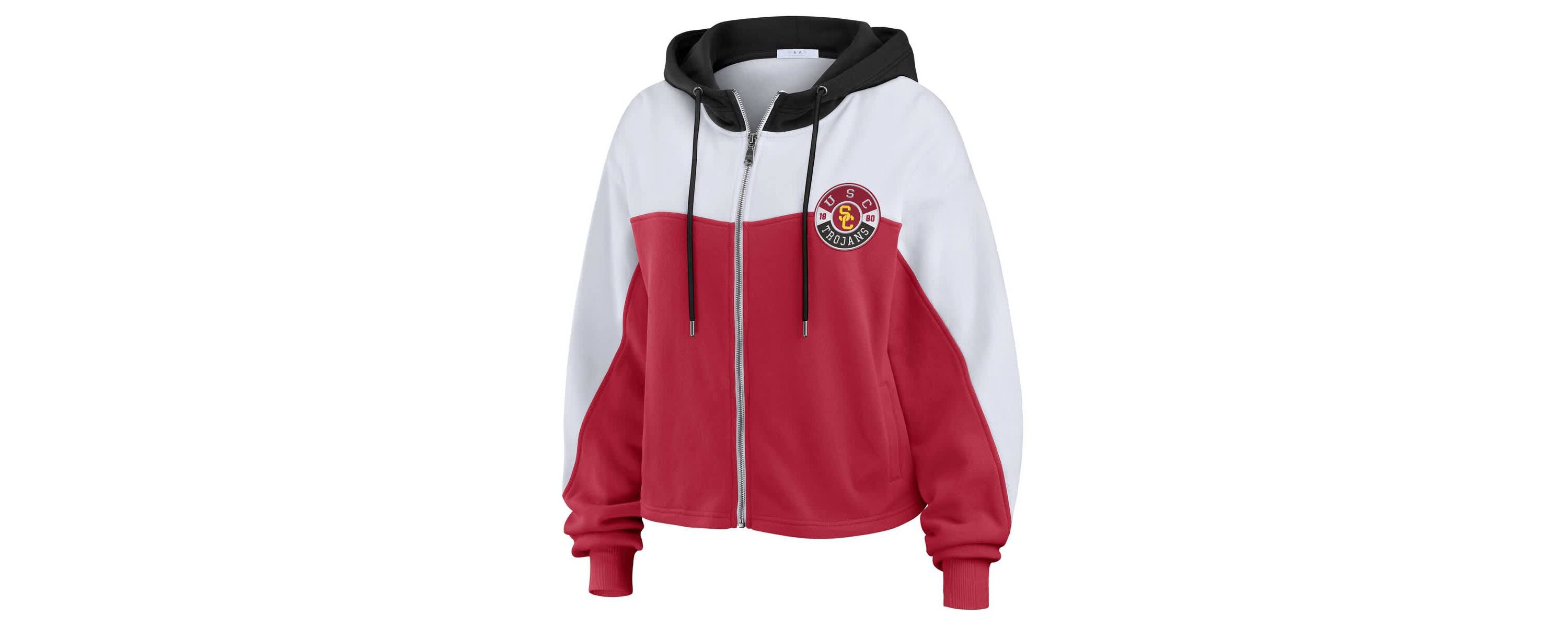 NCAA USC Trojans Color-Block Full-Zip Hoodie