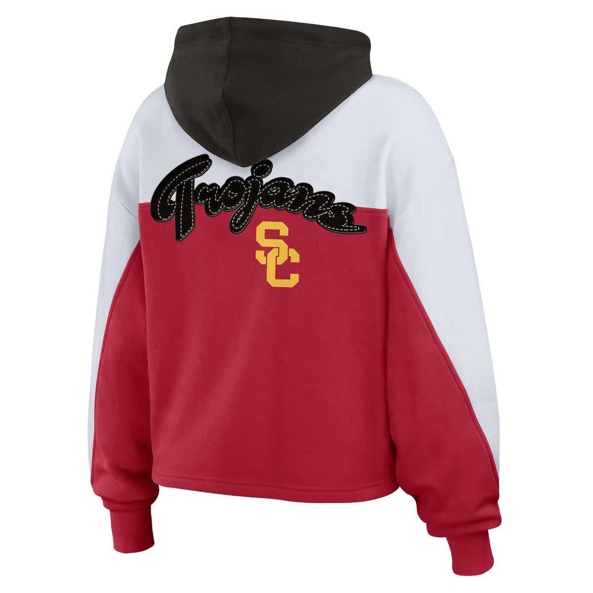 NCAA USC Trojans Color-Block Full-Zip Hoodie