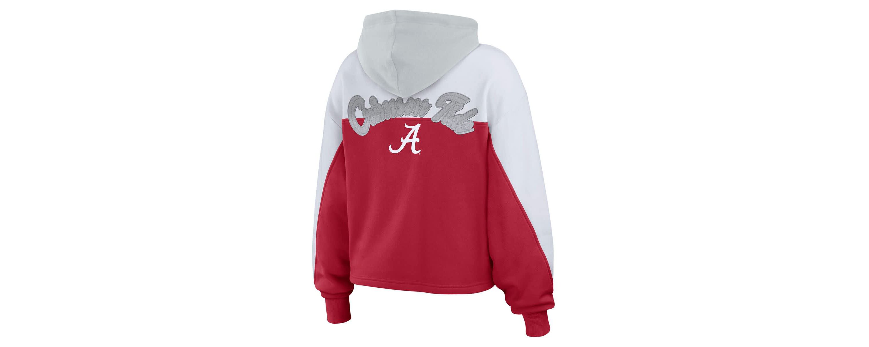 Alabama Crimson Tide NCAA Alabama Tide Color-Block Full-Zip Hoodie