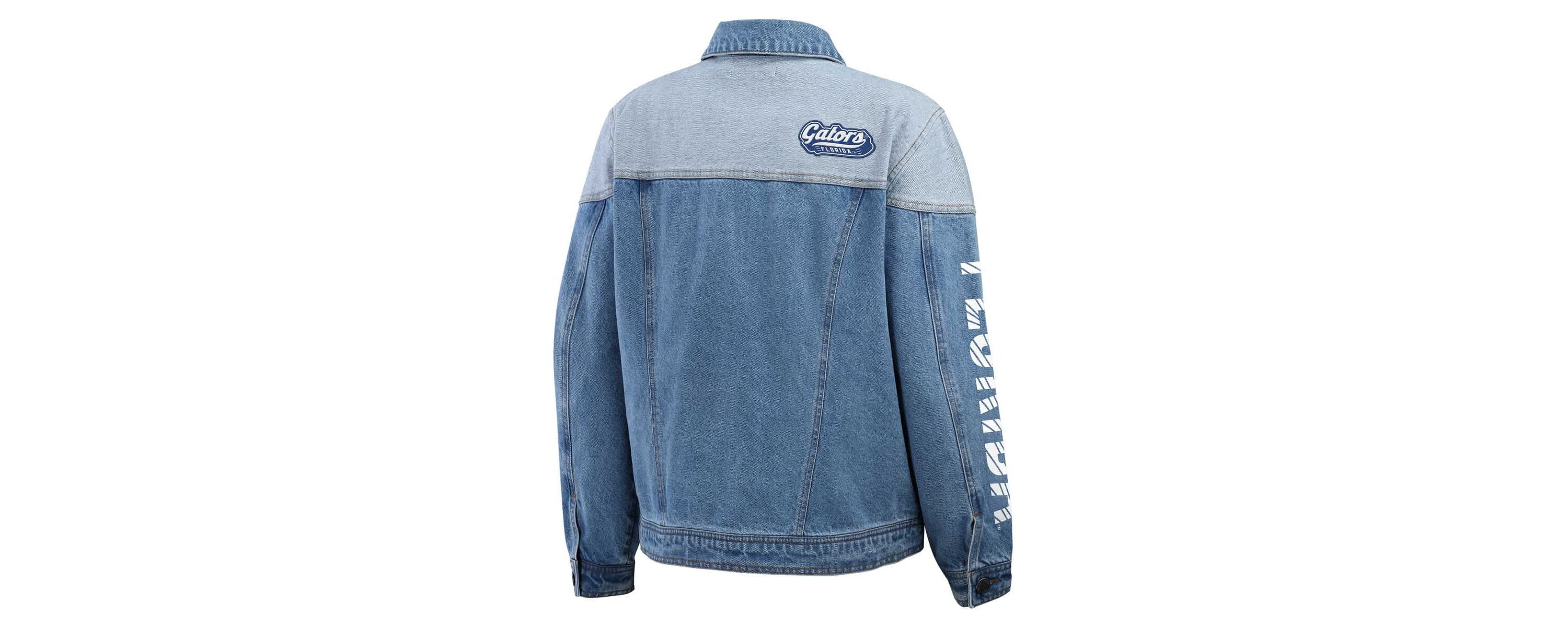 NCAA Florida Gators Sleeve Hit Colorblock Button-Down Jacket