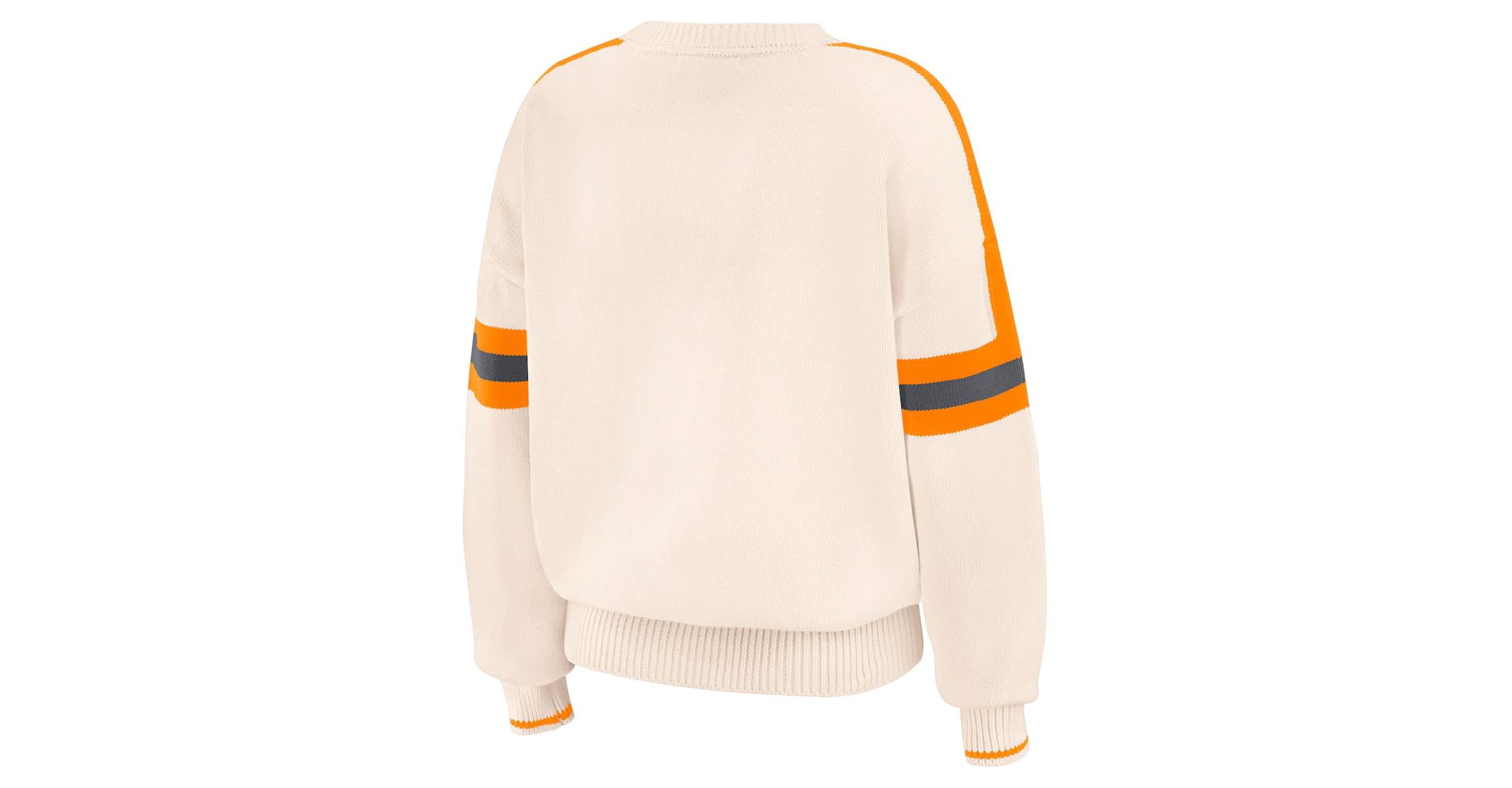 NCAA Tennessee Volunteers Chenille Woven Patch Stripe Pullover Sweater