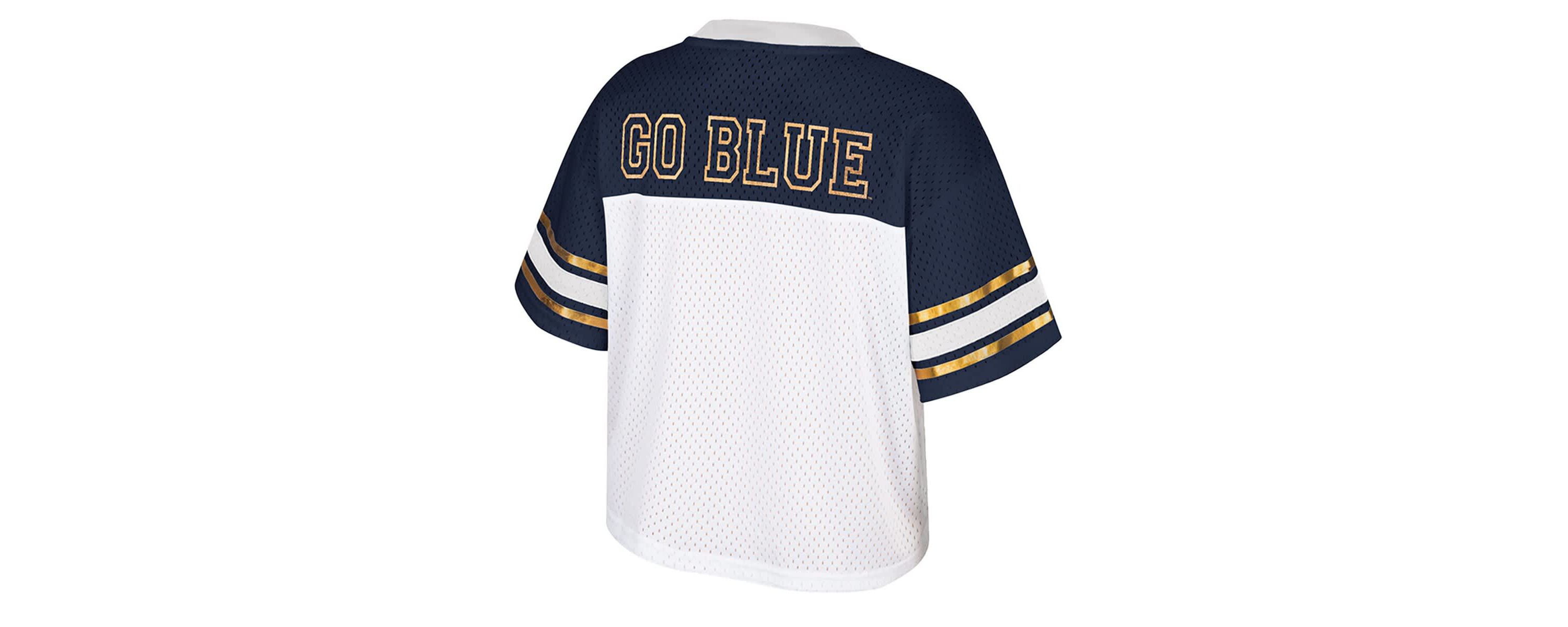 NCAA Michigan Wolverines Treasure Cropped Football Jersey