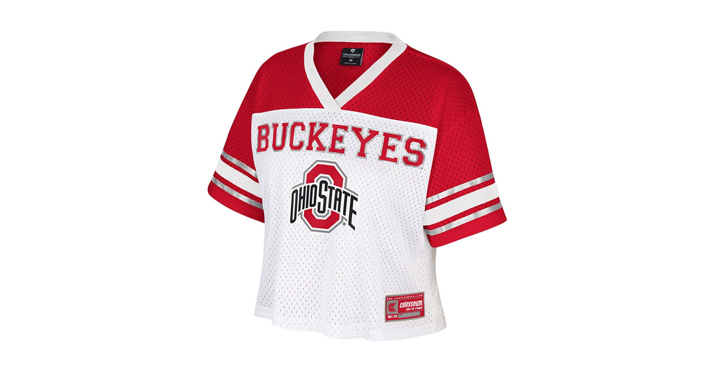 NCAA Ohio State Buckeyes Treasure Cropped Football Jersey