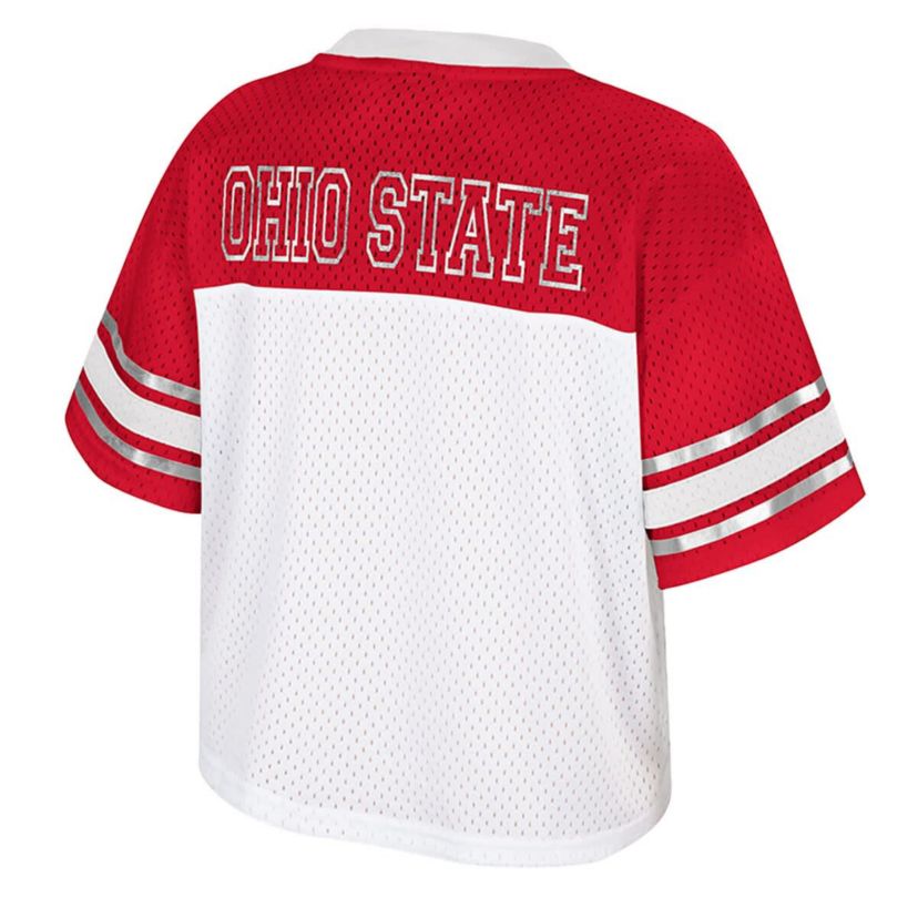 NCAA Ohio State Buckeyes Treasure Cropped Football Jersey