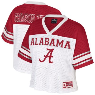 Colosseum Alabama Crimson Tide NCAA Alabama Tide Treasure Cropped Football Jersey