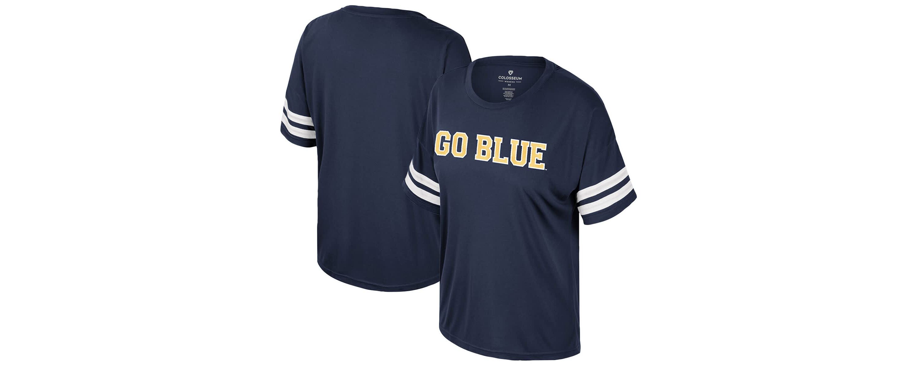 NCAA Michigan Wolverines Treasure Oversized Sequin T-Shirt