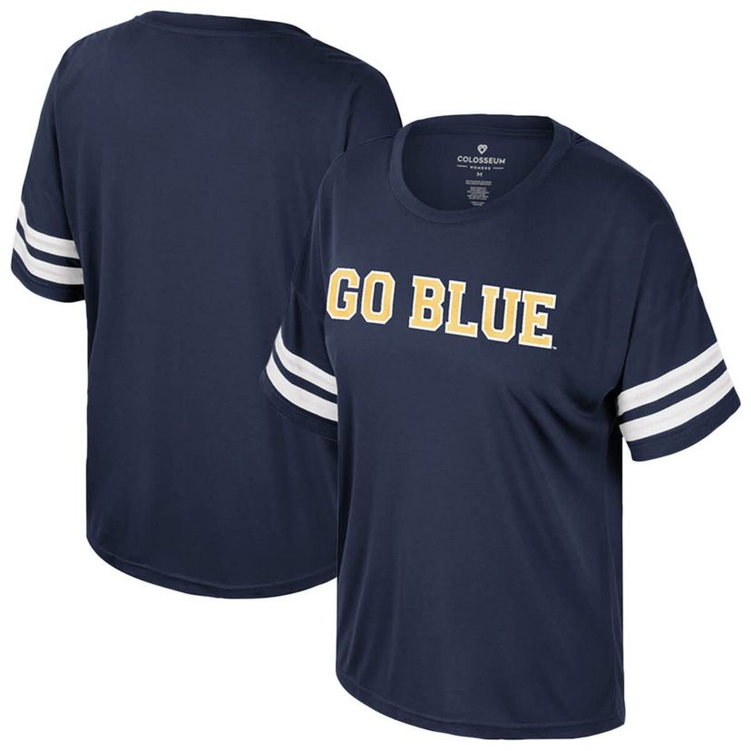 NCAA Michigan Wolverines Treasure Oversized Sequin T-Shirt