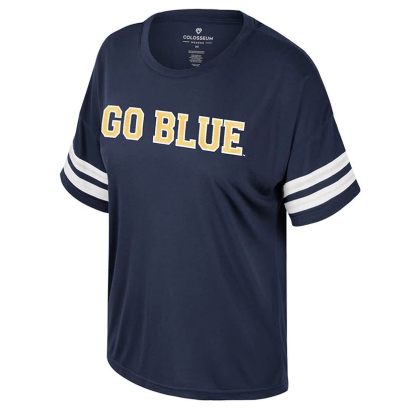 NCAA Michigan Wolverines Treasure Oversized Sequin T-Shirt