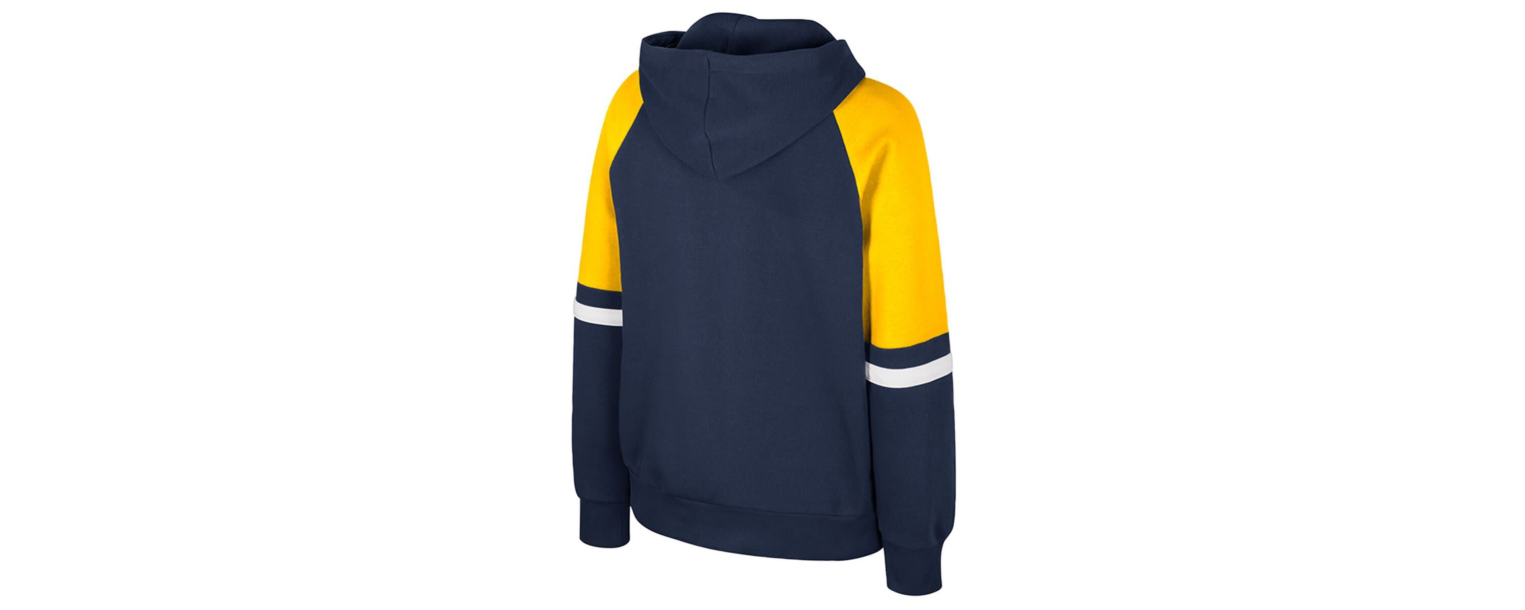 NCAA Michigan Wolverines Oversized Colorblock Pullover Hoodie