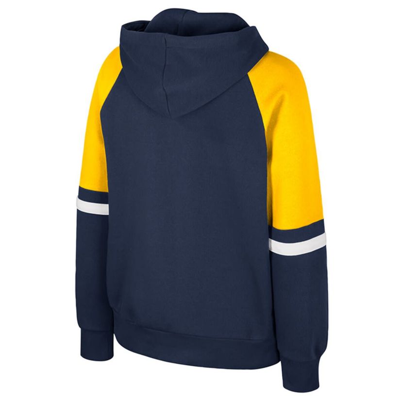 NCAA Michigan Wolverines Oversized Colorblock Pullover Hoodie
