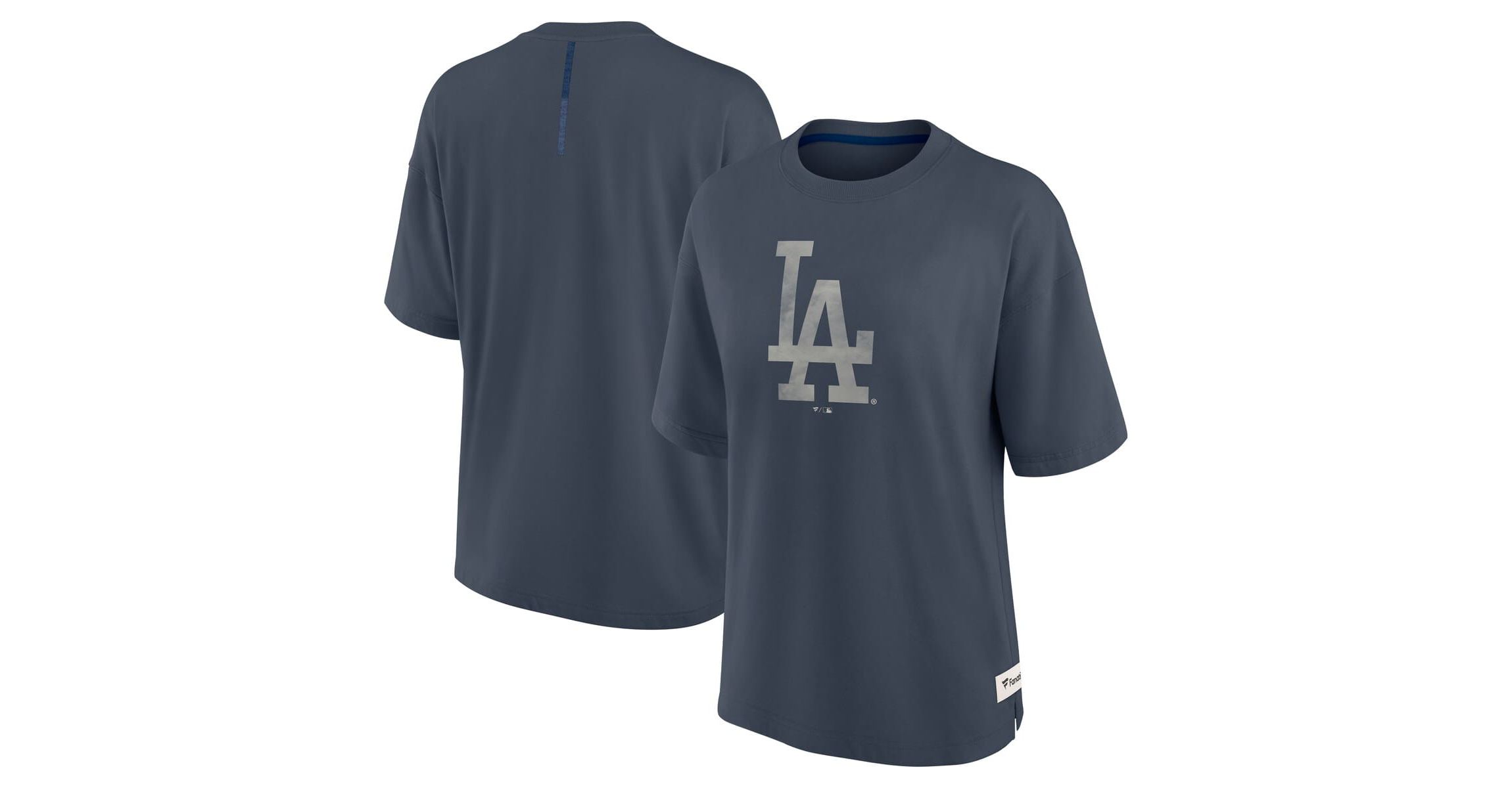 MLB Fanatics Los Angeles Dodgers Oversized Elements Raw Edge Future Ground T-Shirt