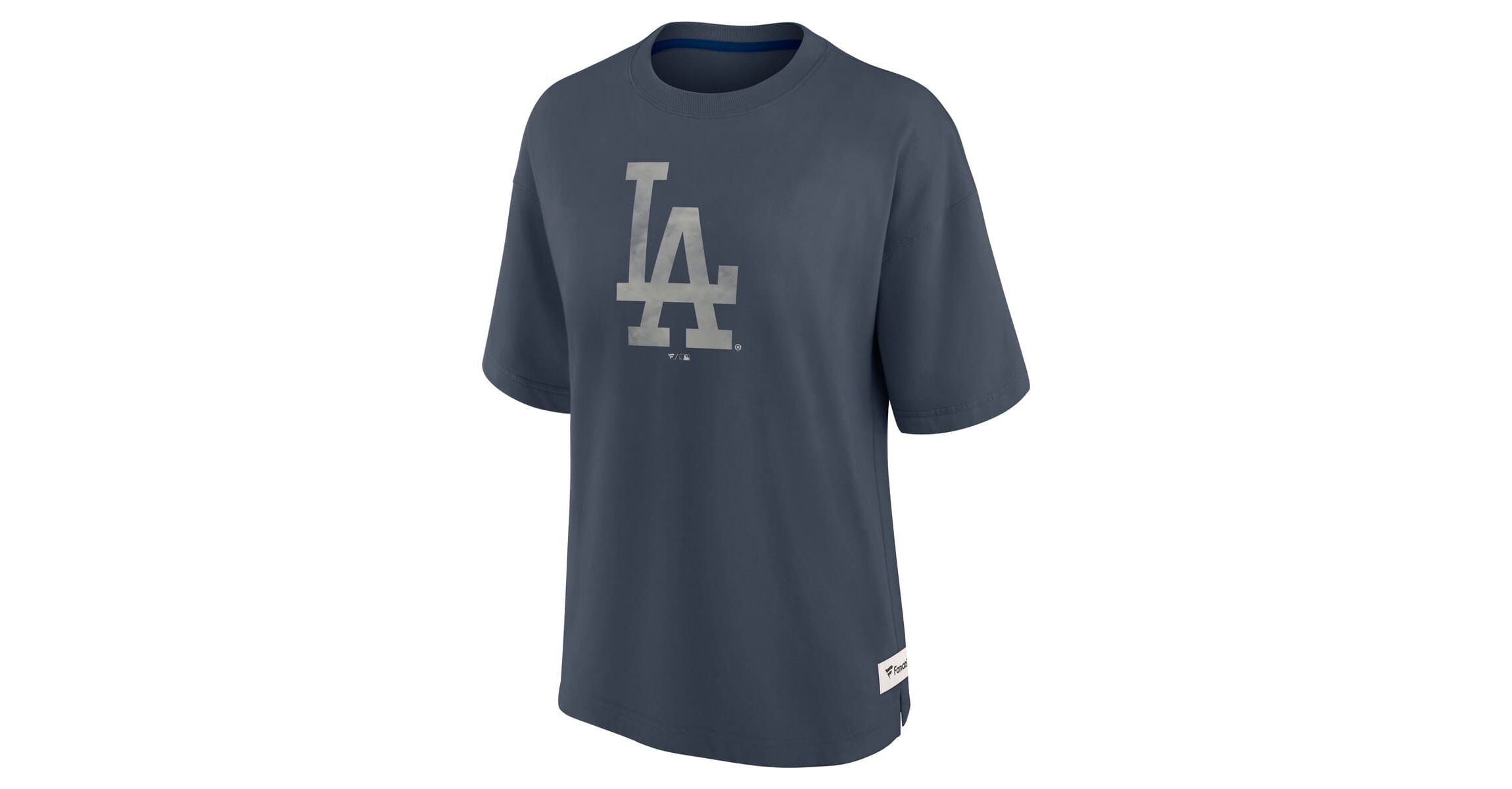 MLB Fanatics Los Angeles Dodgers Oversized Elements Raw Edge Future Ground T-Shirt