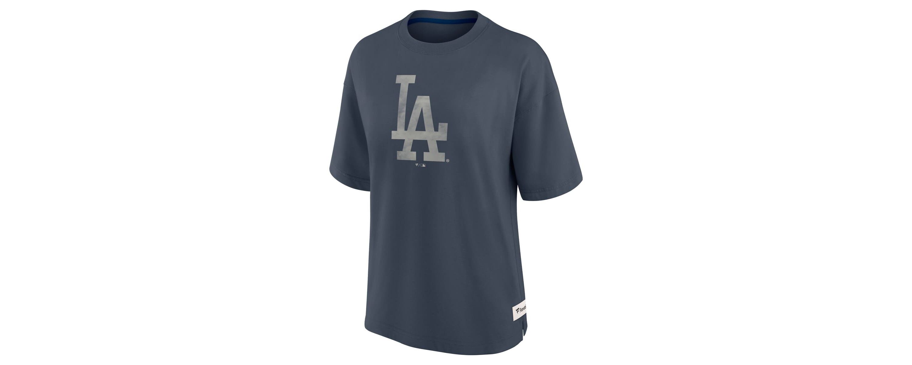 MLB Fanatics Los Angeles Dodgers Oversized Elements Raw Edge Future Ground T-Shirt