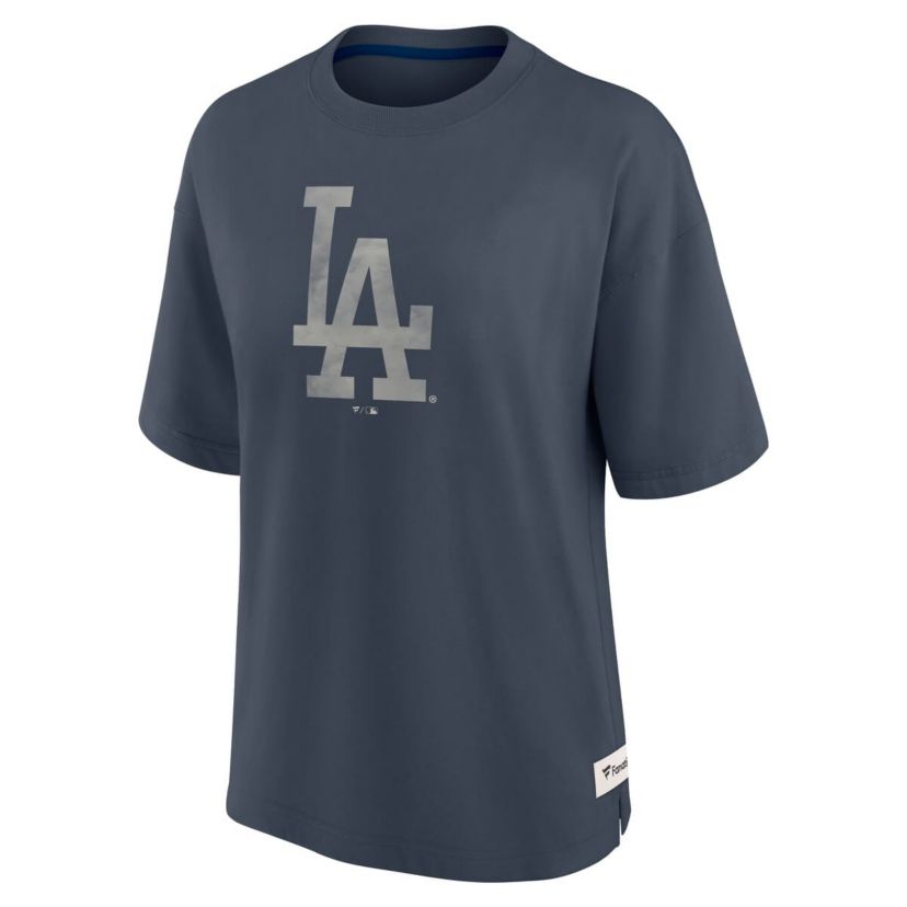 MLB Fanatics Los Angeles Dodgers Oversized Elements Raw Edge Future Ground T-Shirt