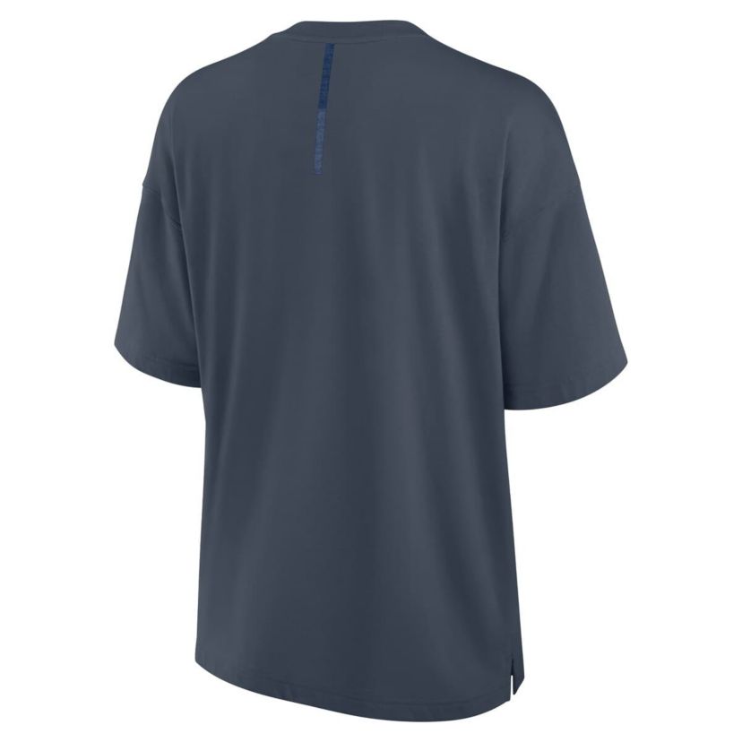 MLB Fanatics Los Angeles Dodgers Oversized Elements Raw Edge Future Ground T-Shirt
