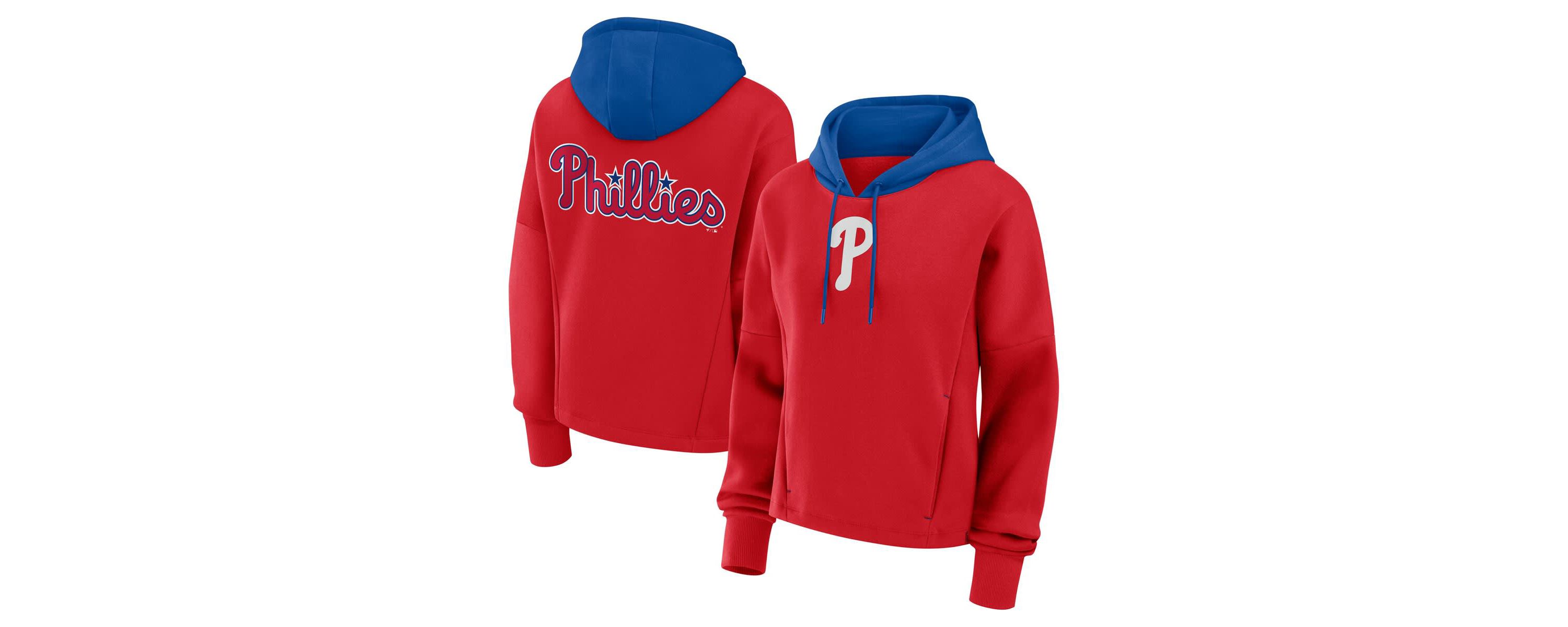 MLB Fanatics Philadelphia Phillies Oversized Legacy Favorite Spectator Pullover Hoodie
