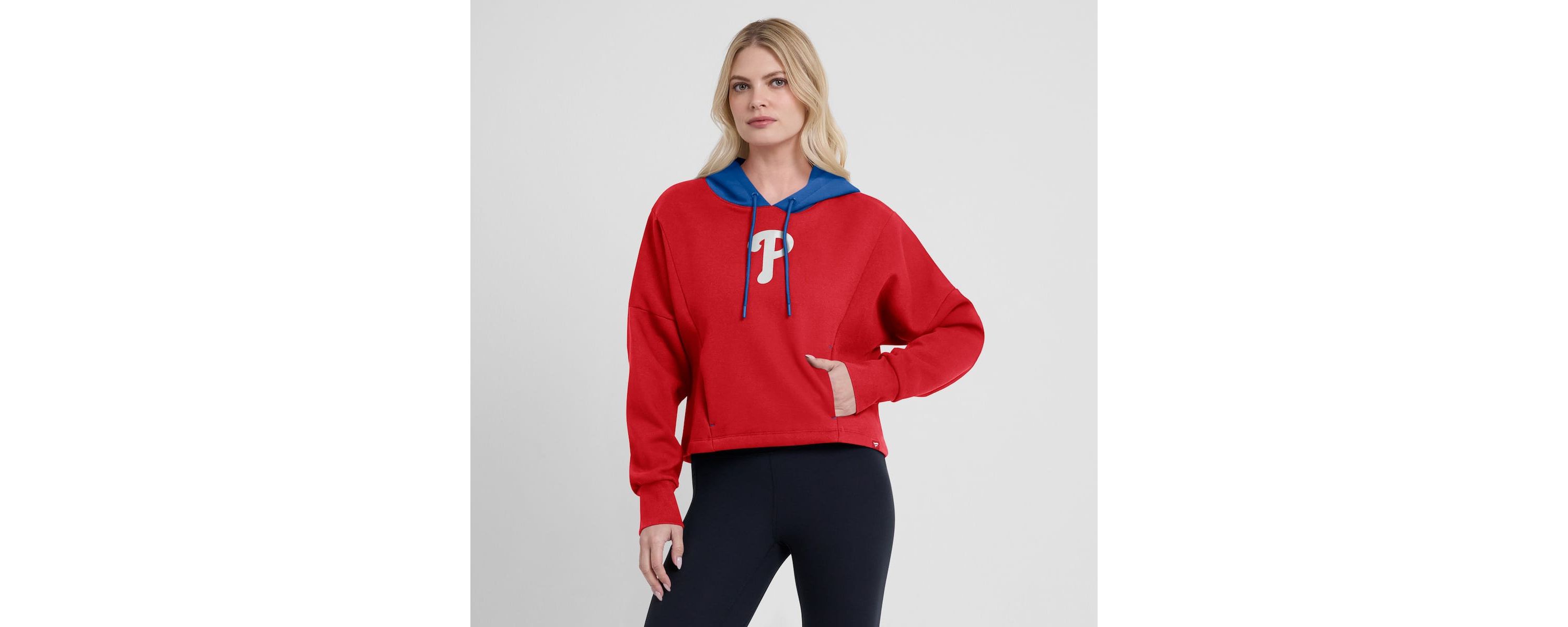 MLB Fanatics Philadelphia Phillies Oversized Legacy Favorite Spectator Pullover Hoodie