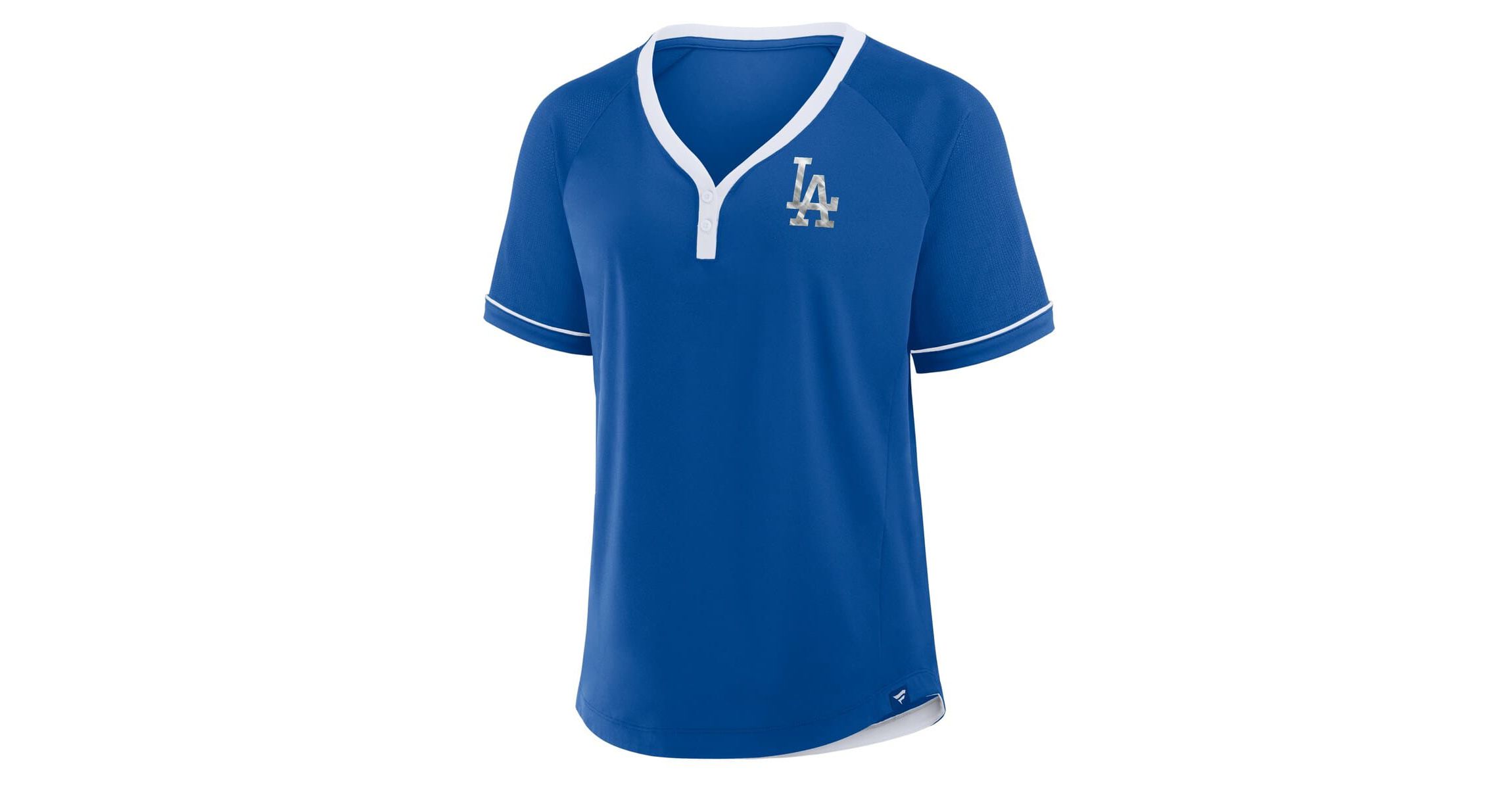 MLB Fanatics Los Angeles Dodgers League Diva Star Raglan V-Neck T-Shirt