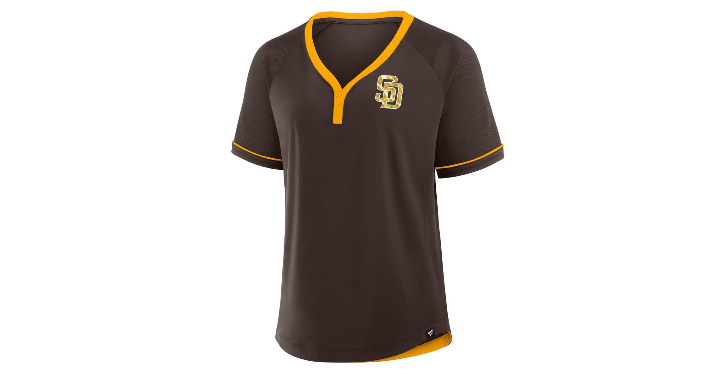 MLB Fanatics San Diego Padres League Diva Star Raglan V-Neck T-Shirt