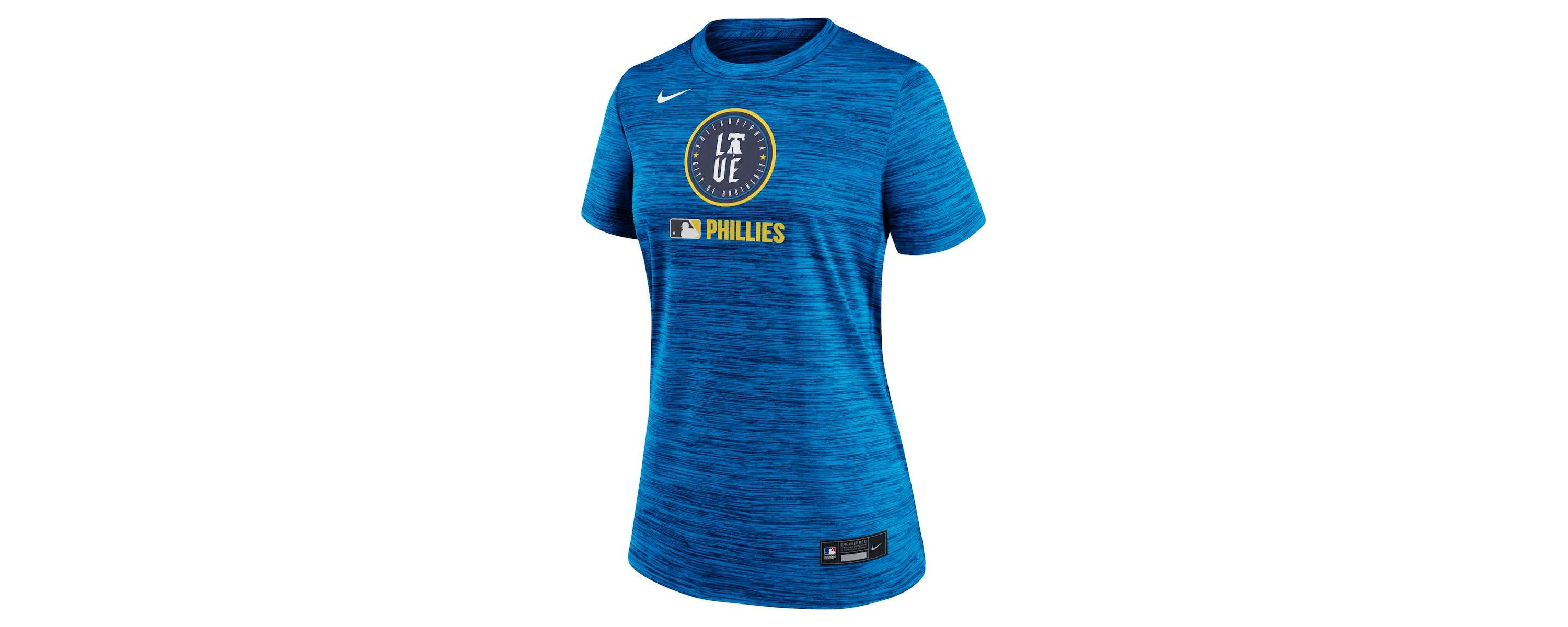 MLB Nike Philadelphia Phillies Authentic Collection City Connect Velocity Dri-FIT T-Shirt