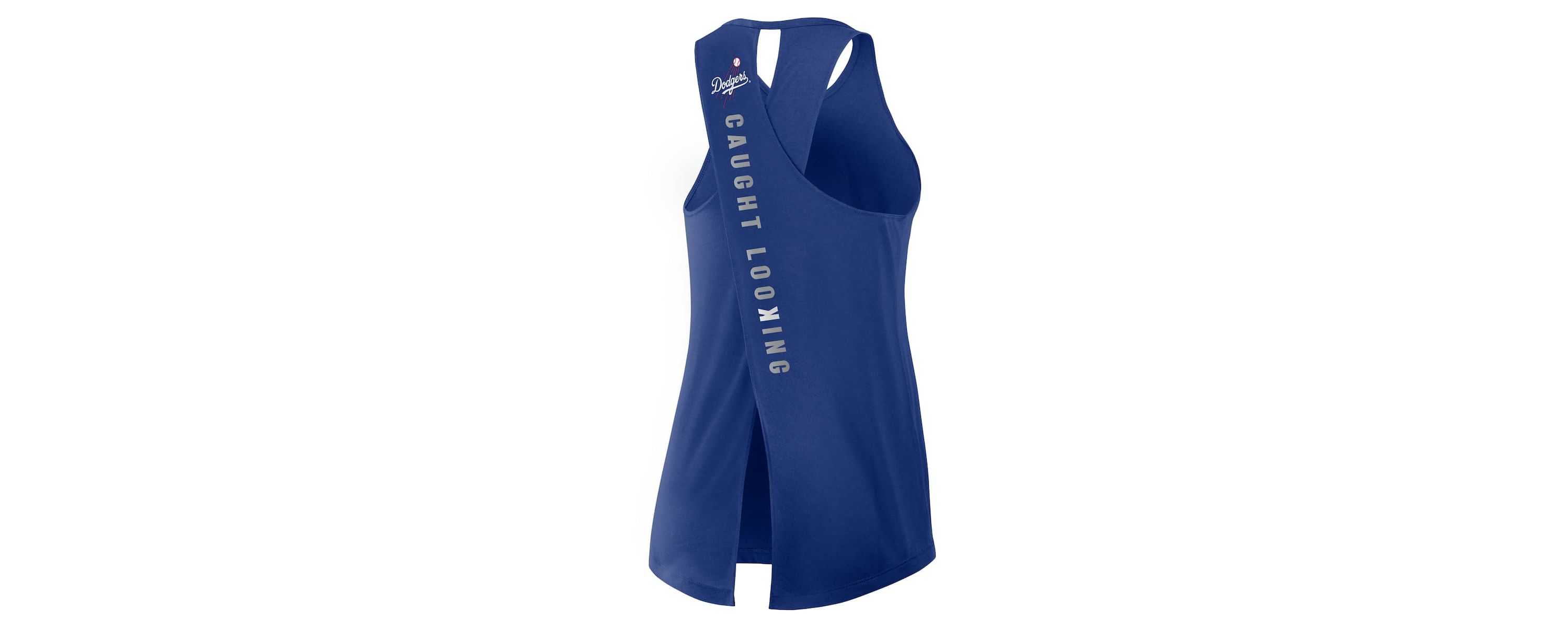 MLB Nike Los Angeles Dodgers Crisscross Dri-FIT Tank Top