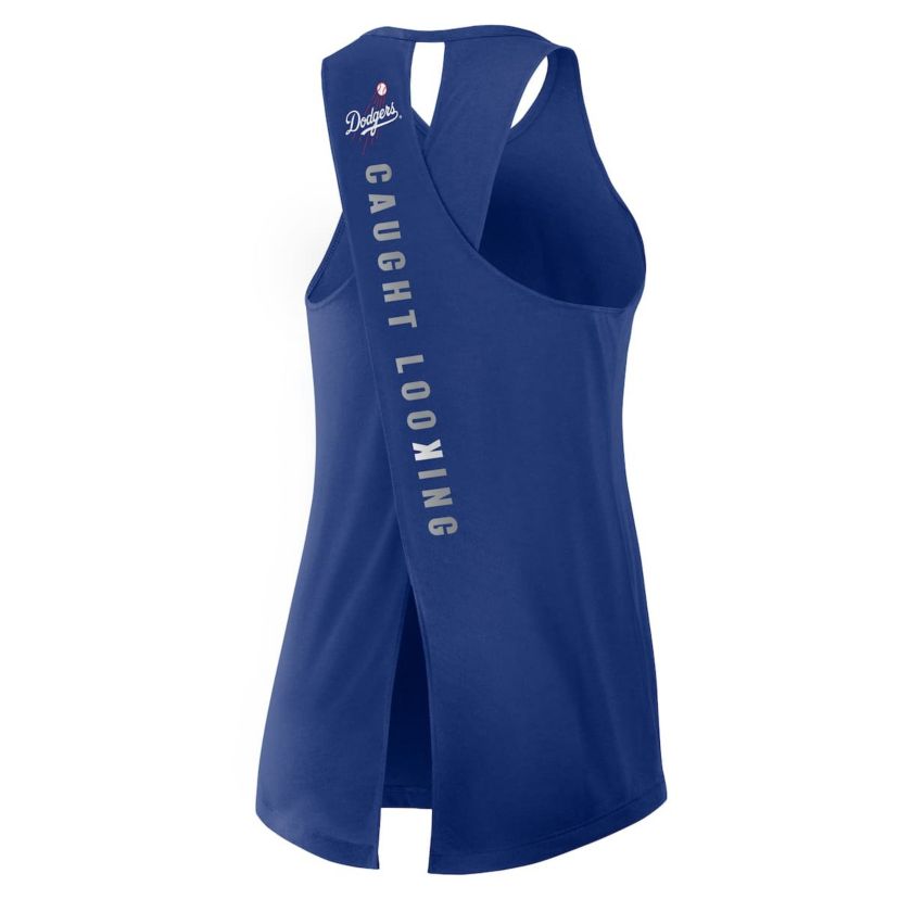 MLB Nike Los Angeles Dodgers Crisscross Dri-FIT Tank Top