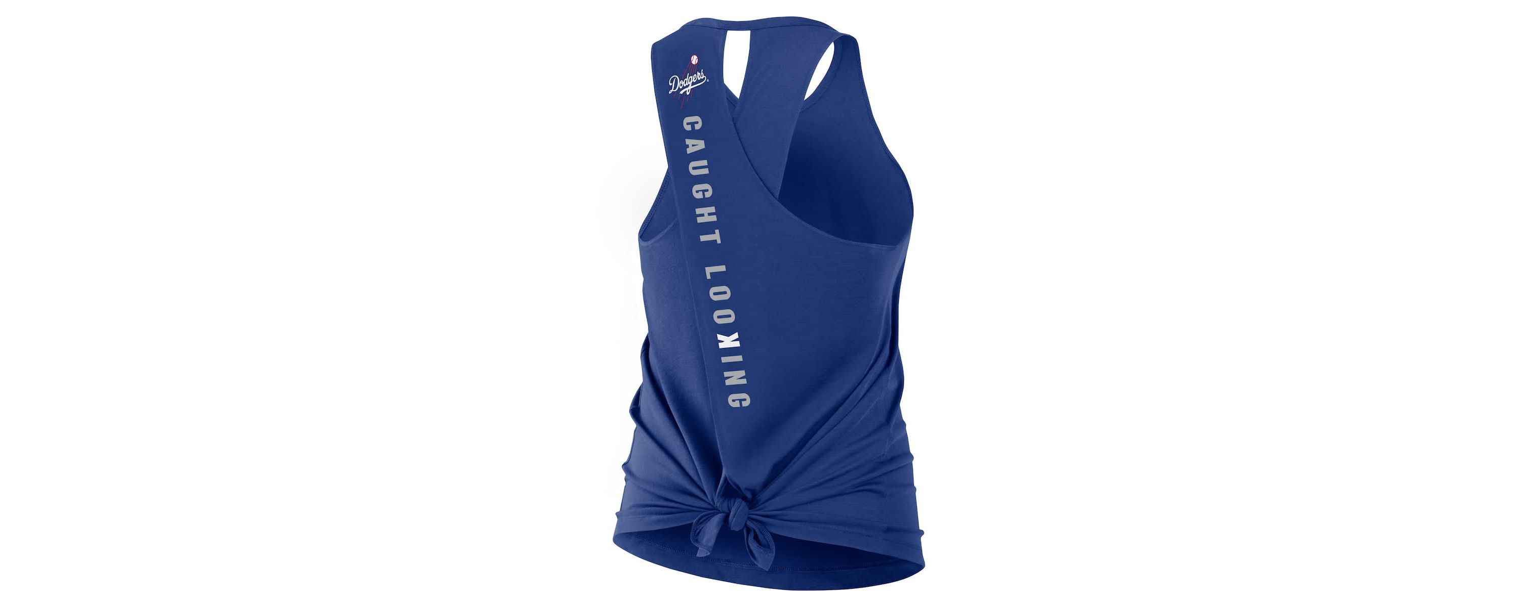 MLB Nike Los Angeles Dodgers Crisscross Dri-FIT Tank Top
