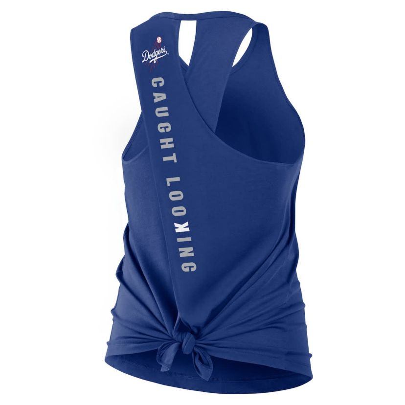 MLB Nike Los Angeles Dodgers Crisscross Dri-FIT Tank Top
