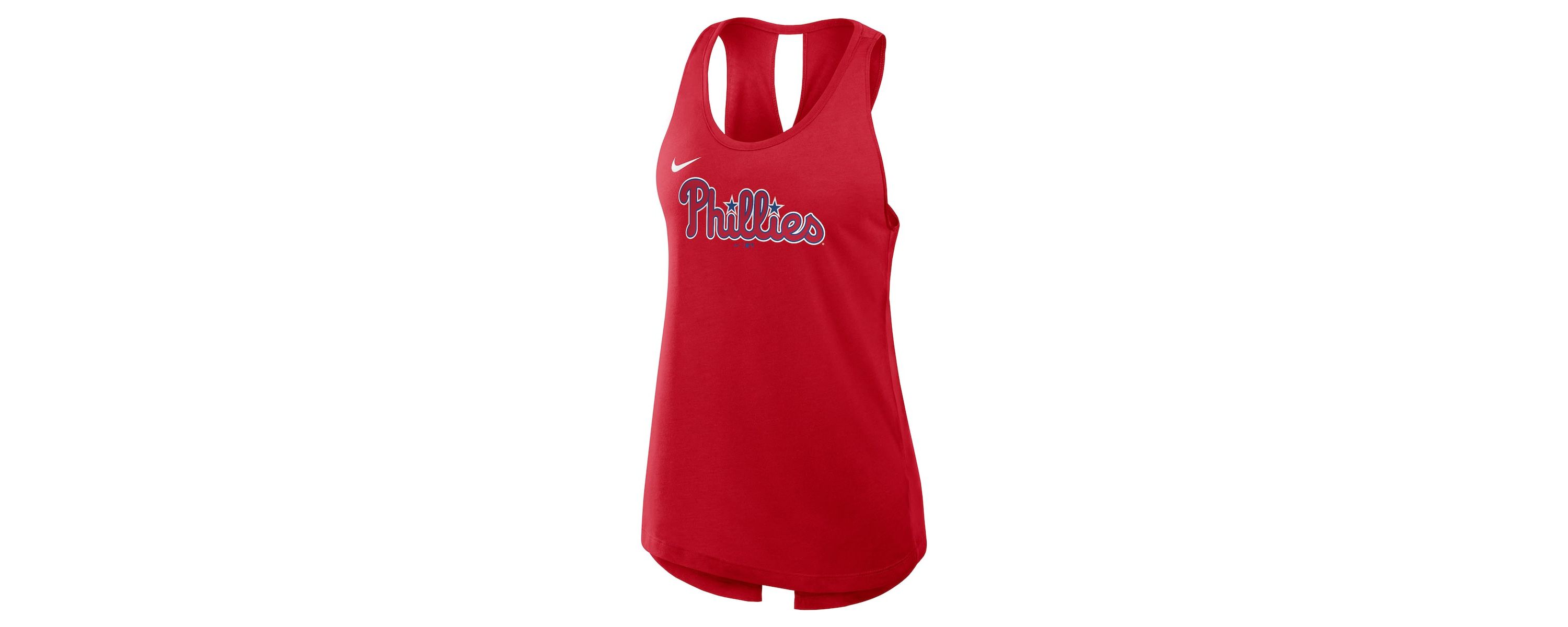 MLB Nike Philadelphia Phillies Crisscross Dri-FIT Tank Top