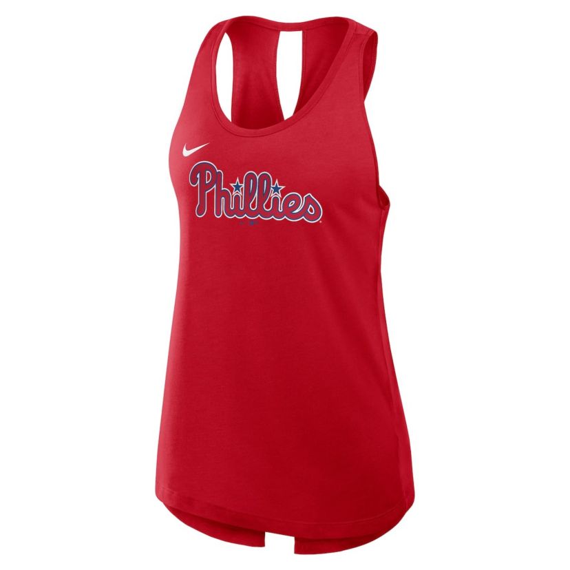MLB Nike Philadelphia Phillies Crisscross Dri-FIT Tank Top