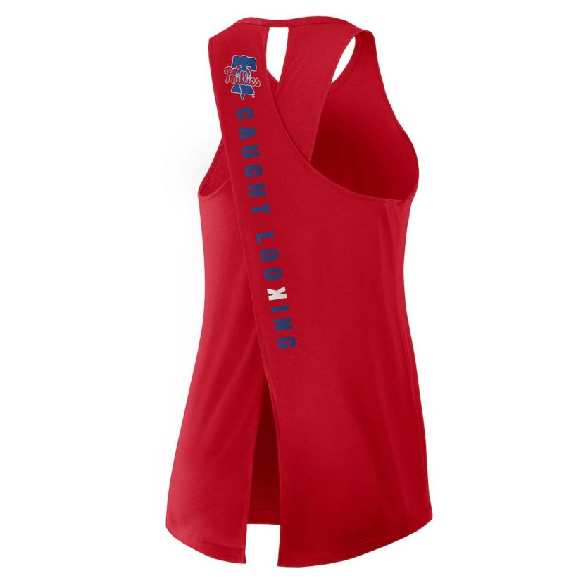 MLB Nike Philadelphia Phillies Crisscross Dri-FIT Tank Top