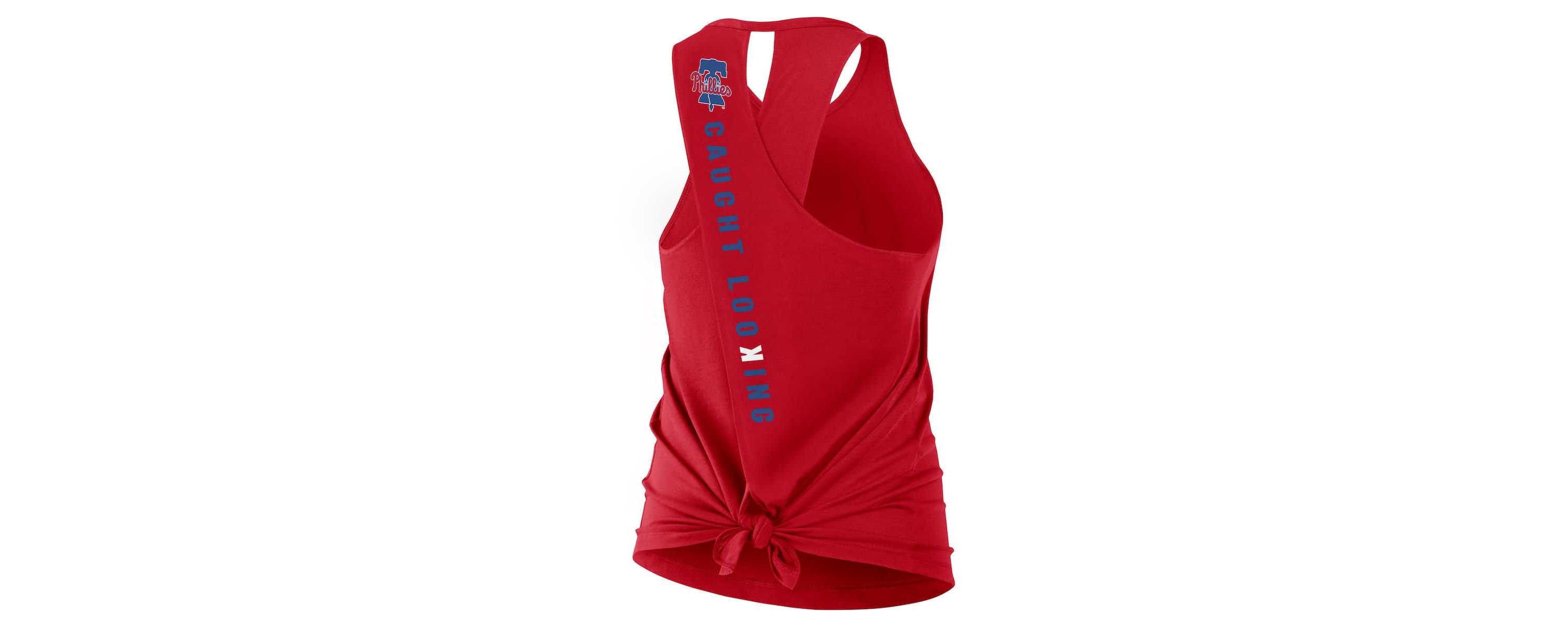 MLB Nike Philadelphia Phillies Crisscross Dri-FIT Tank Top