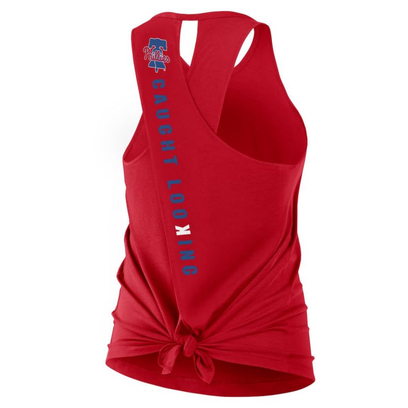 MLB Nike Philadelphia Phillies Crisscross Dri-FIT Tank Top