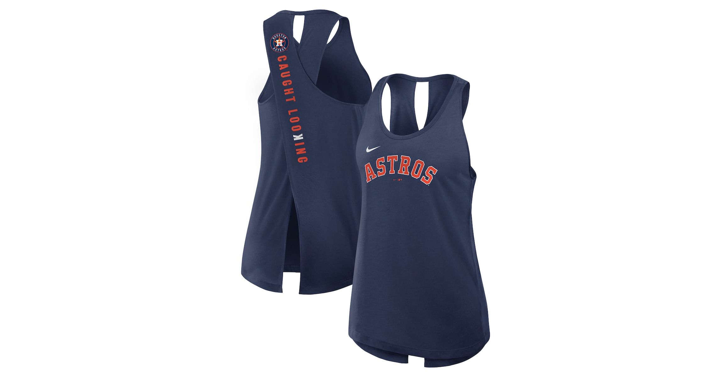 MLB Nike Houston Astros Crisscross Dri-FIT Tank Top
