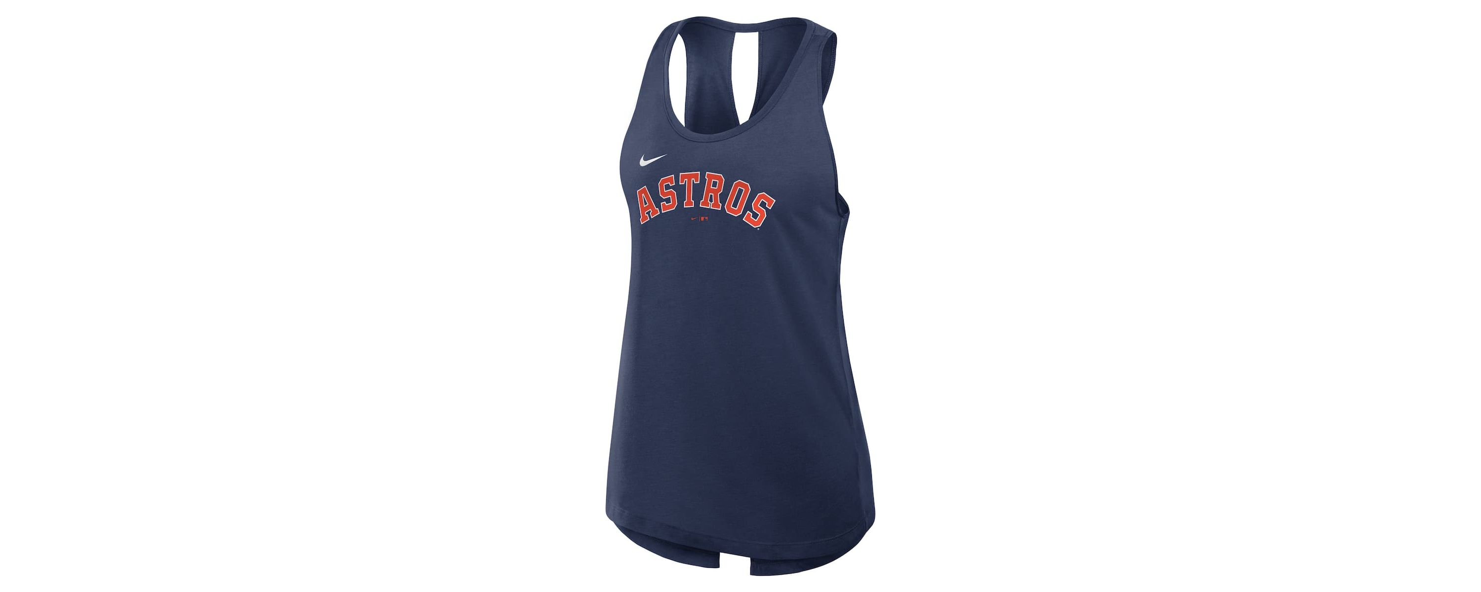 MLB Nike Houston Astros Crisscross Dri-FIT Tank Top
