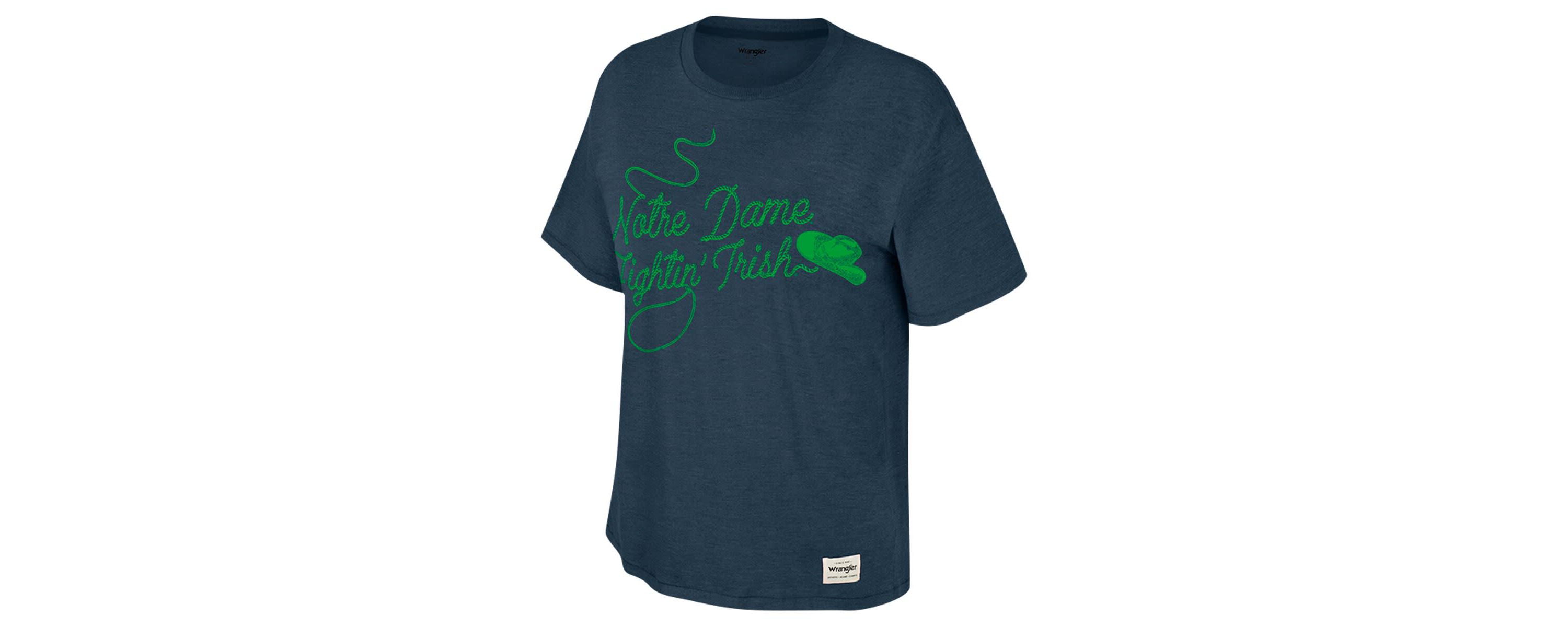 NCAA x Wrangler Notre Dame Fighting Irish Lasso Oversized T-Shirt