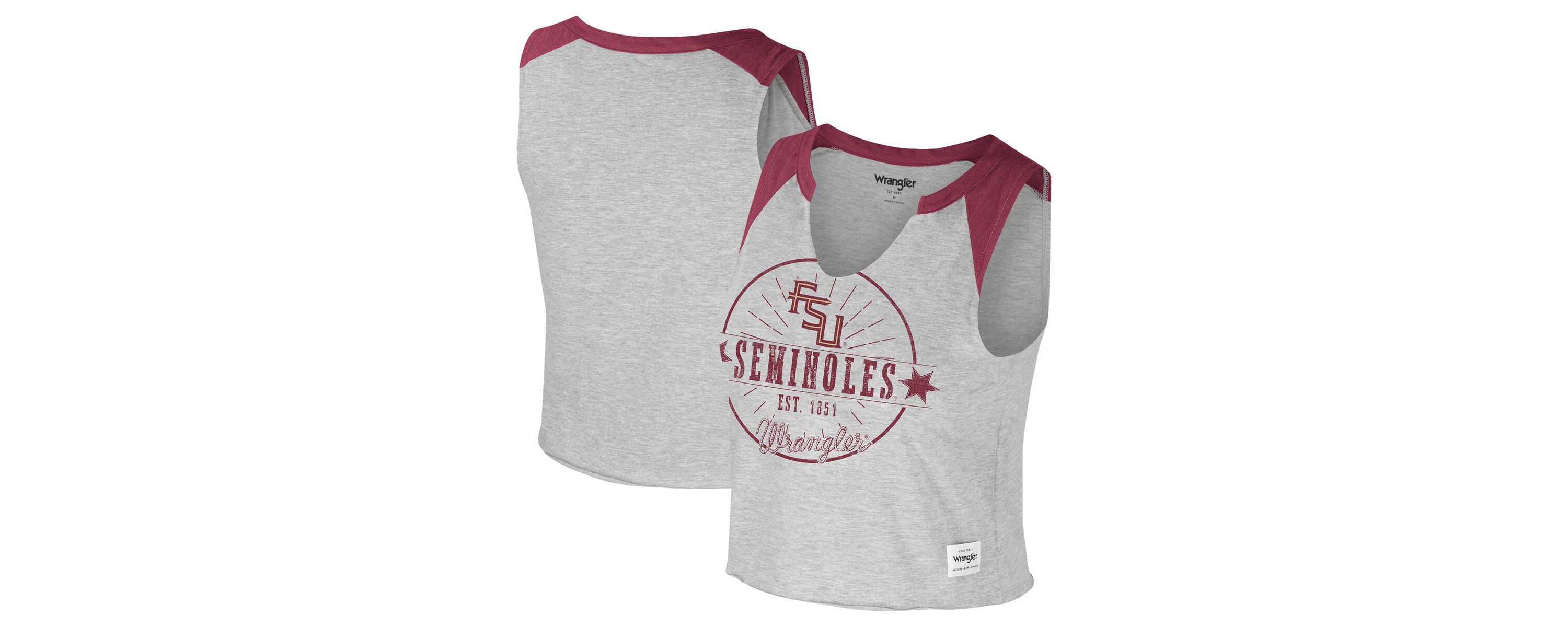 NCAA x Wrangler Florida State Seminoles Vintage Muscle Cropped T-Shirt