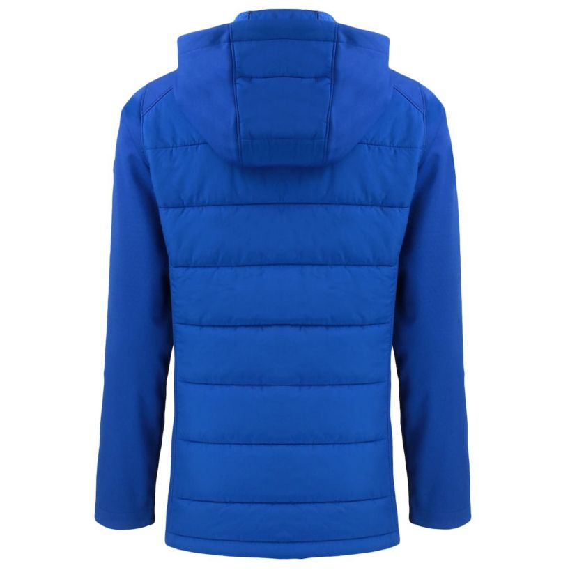 MLB Los Angeles Dodgers Evoke Hybrid Eco Softshell Recycled Full-Zip Hoodie Jacket