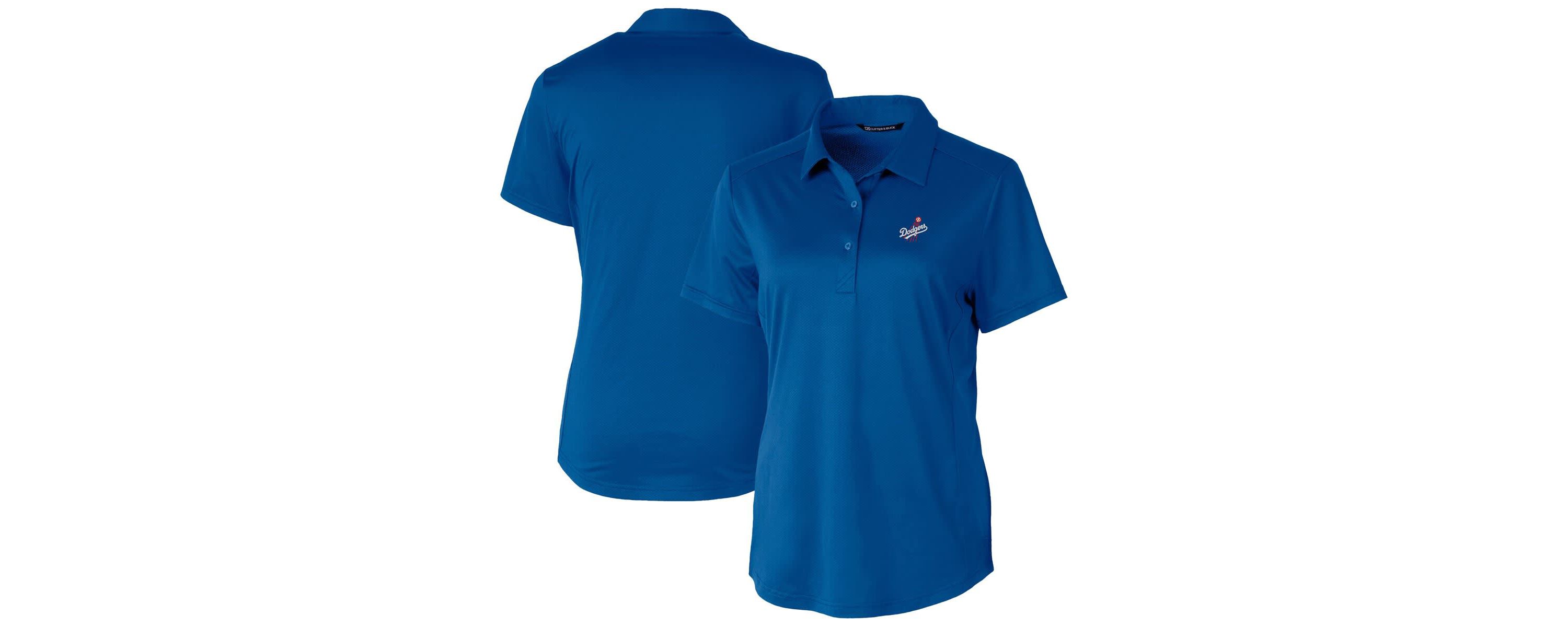 MLB Los Angeles Dodgers DryTec Prospect Textured Stretch Polo