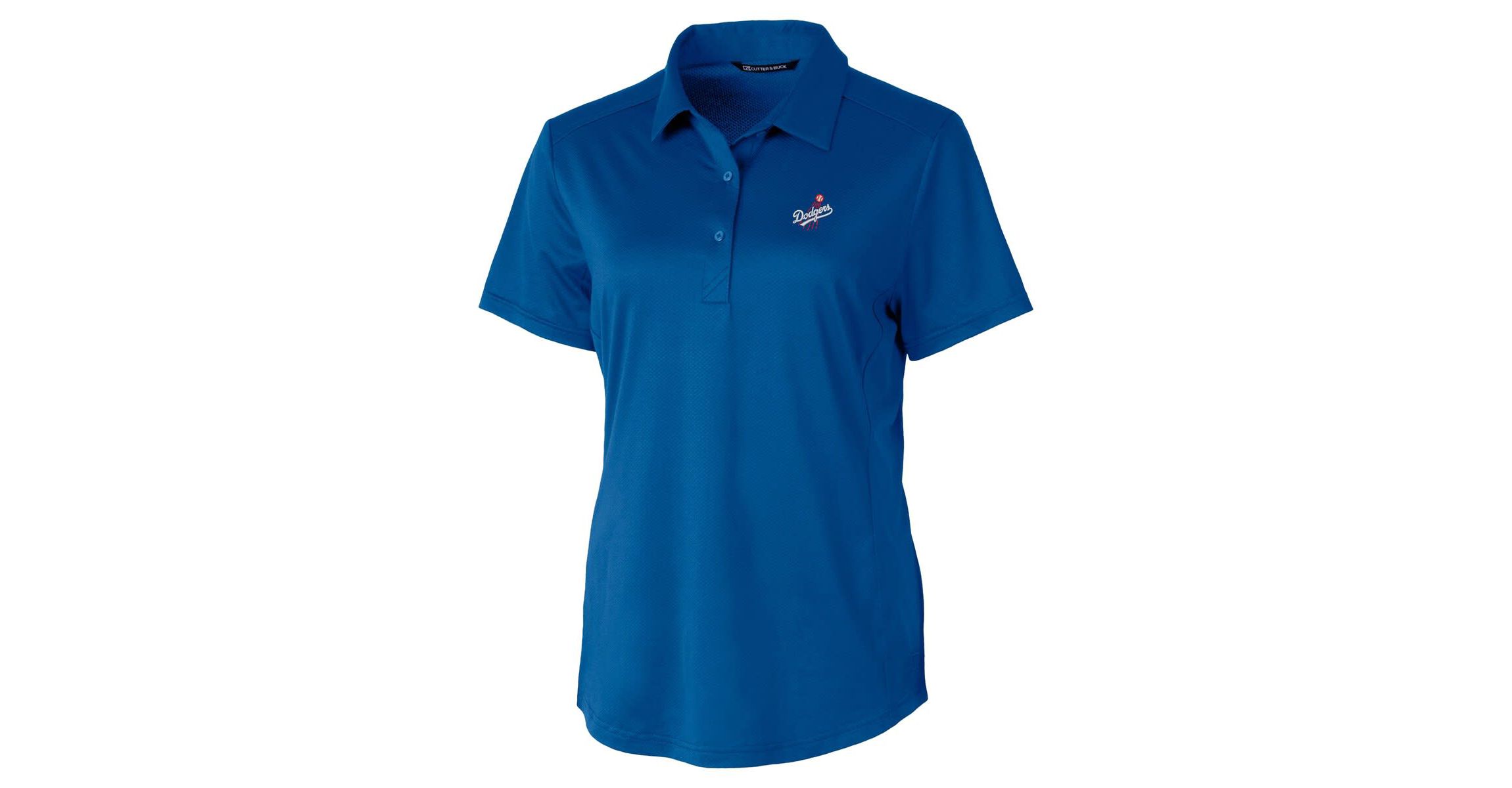 MLB Los Angeles Dodgers DryTec Prospect Textured Stretch Polo