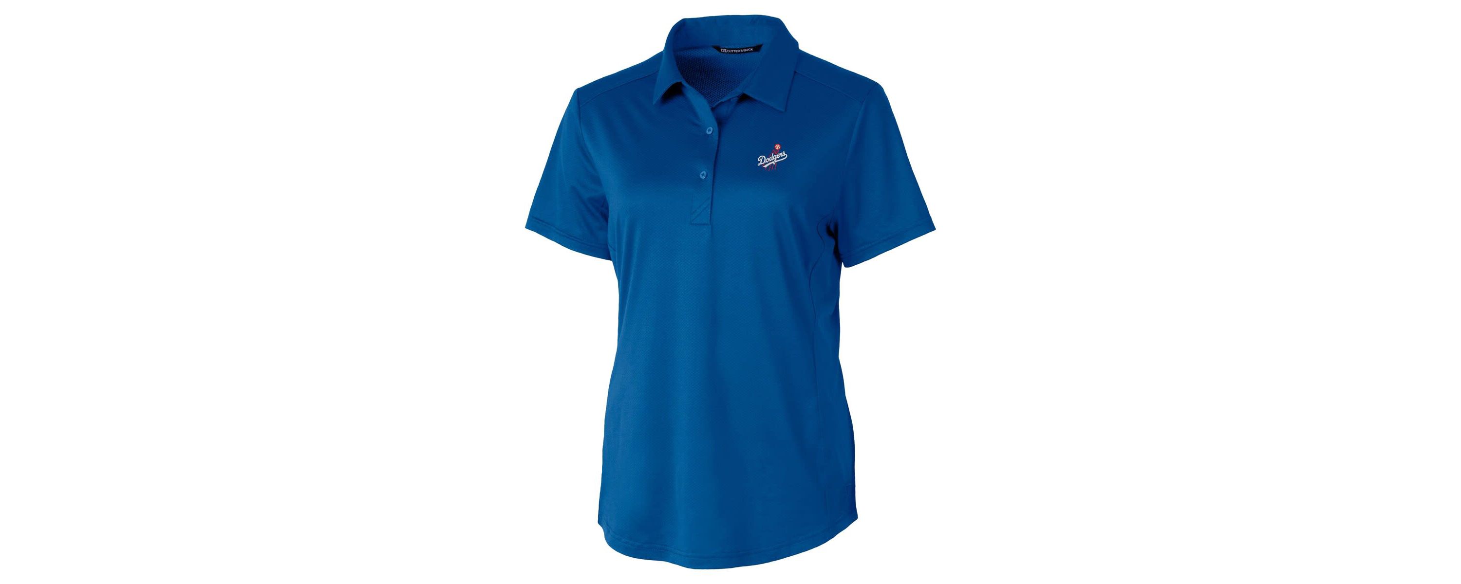 MLB Los Angeles Dodgers DryTec Prospect Textured Stretch Polo