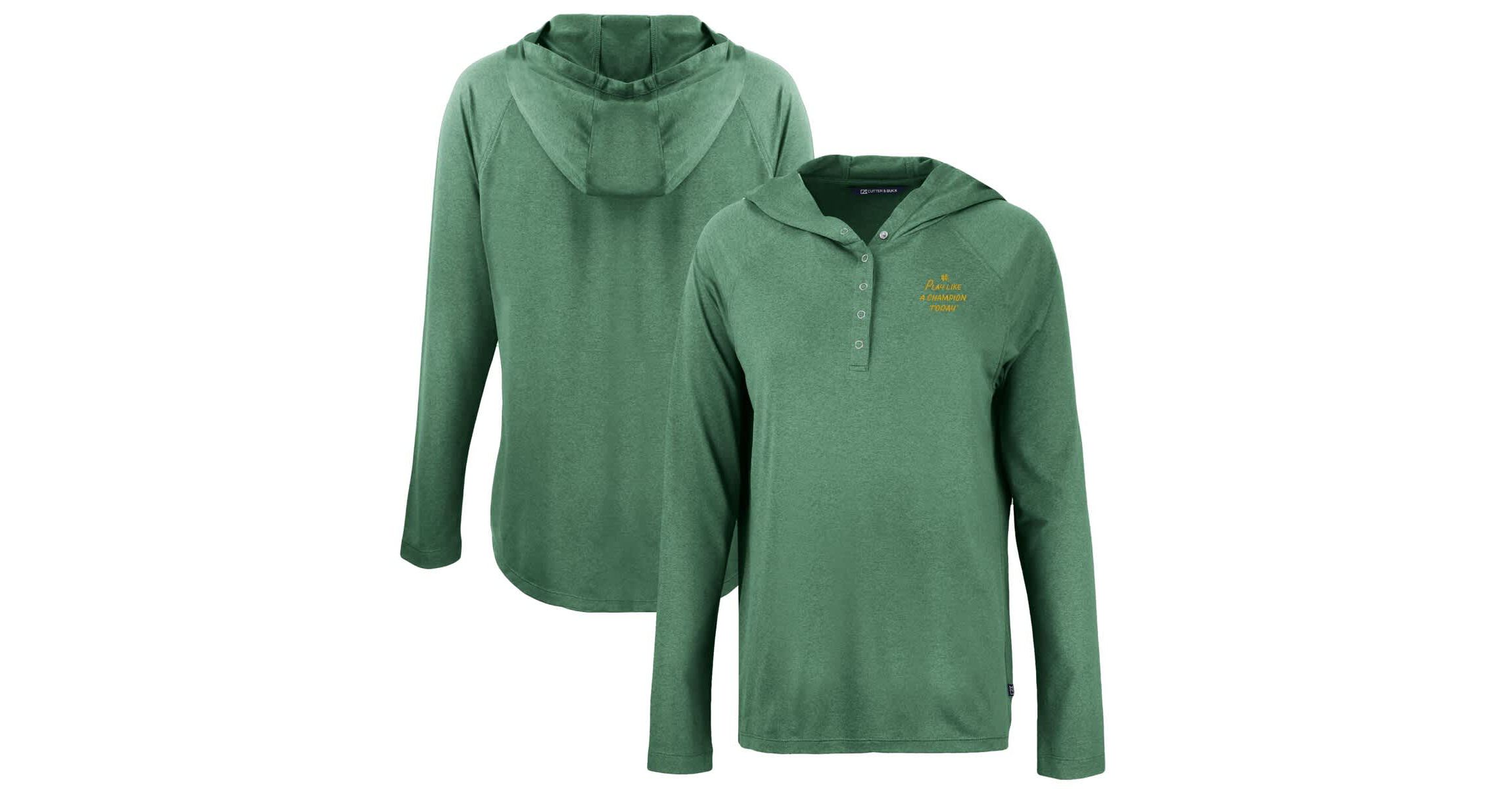 NCAA Hunter Notre Dame Fighting Irish Play Like A Today Coastline Epic Comfort Eco Recycled Raglan Long Sleeve Hoodie T-Shirt