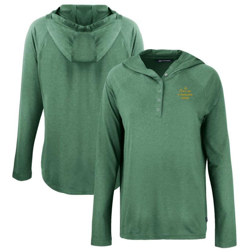 NCAA Hunter Notre Dame Fighting Irish Play Like A Today Coastline Epic Comfort Eco Recycled Raglan Long Sleeve Hoodie T-Shirt