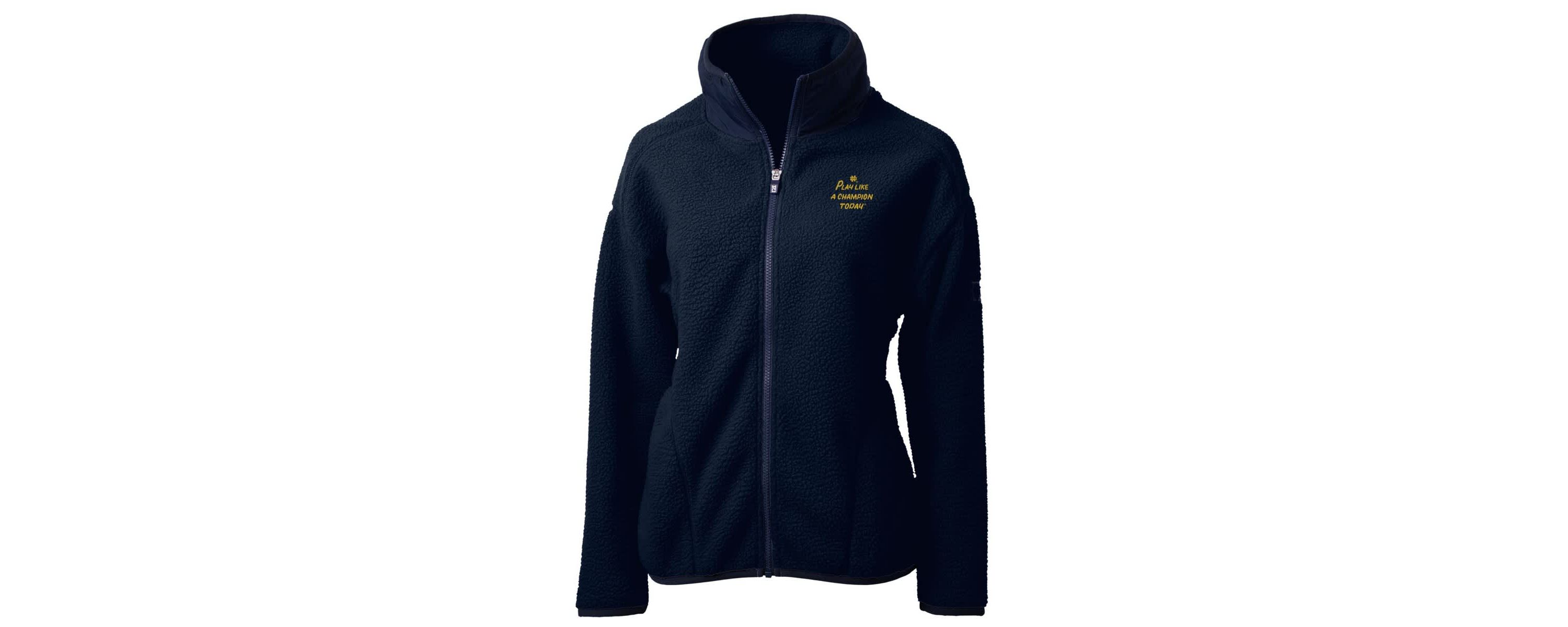 NCAA Notre Dame Fighting Irish Play Like A Today Cascade Eco Sherpa Fleece Full-Zip Jacket