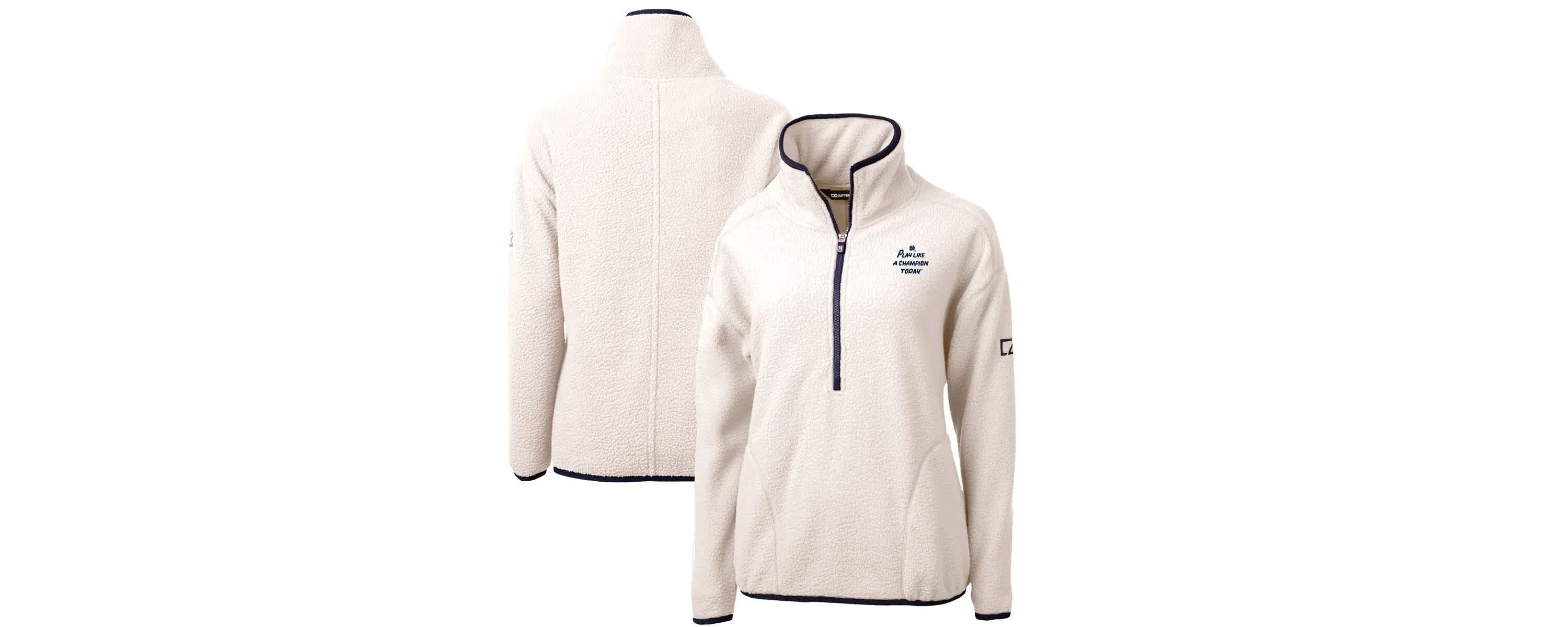 NCAA Notre Dame Fighting Irish Play Like A Today Cascade Eco Sherpa Fleece Half-Zip Jacket