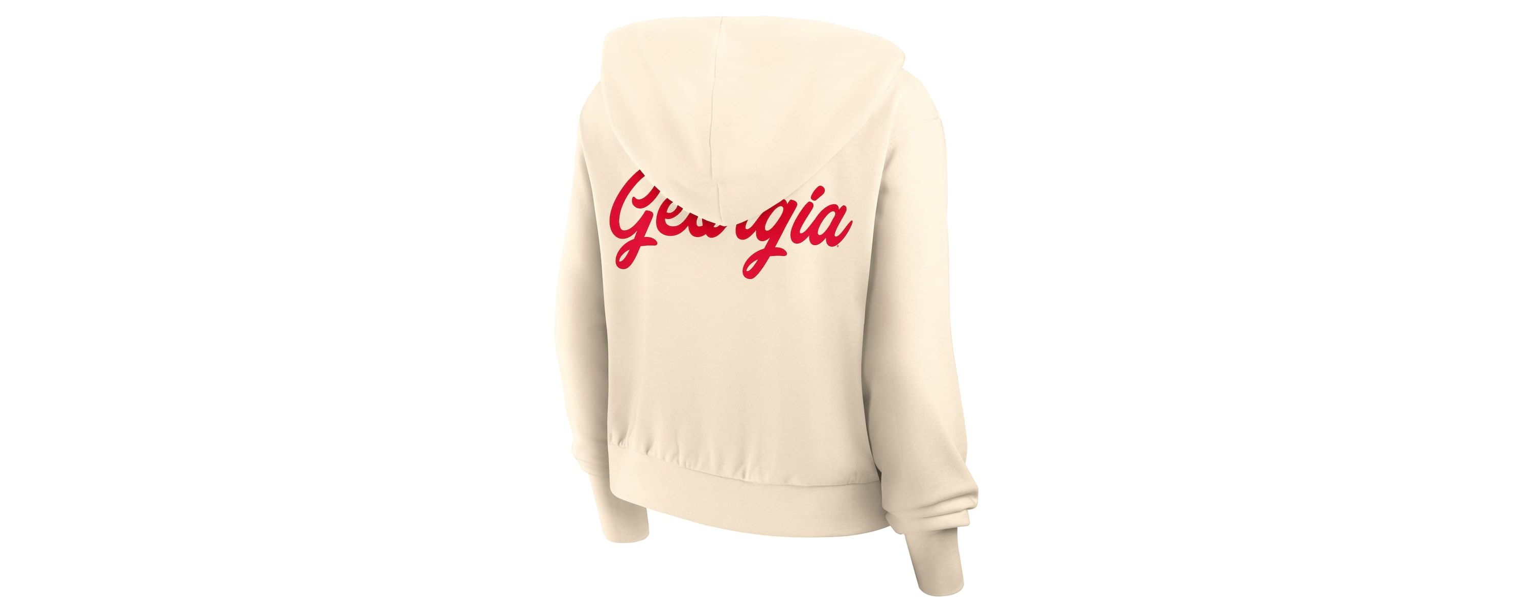 NCAA Nike Georgia Bulldogs Cropped Chill Full-Zip Hoodie