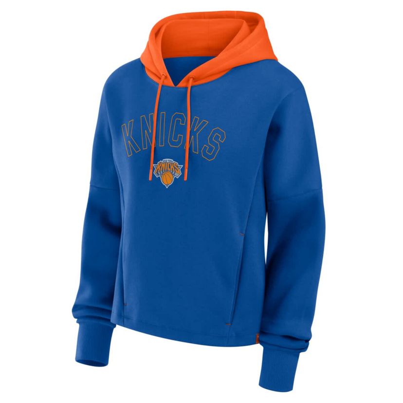 NBA Fanatics Deep New York Knicks Up Boxy Pullover Hoodie