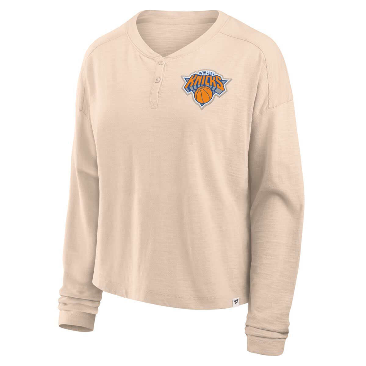 NBA Fanatics New York Knicks Boxed Out Drop Fashion Long Sleeve T-Shirt