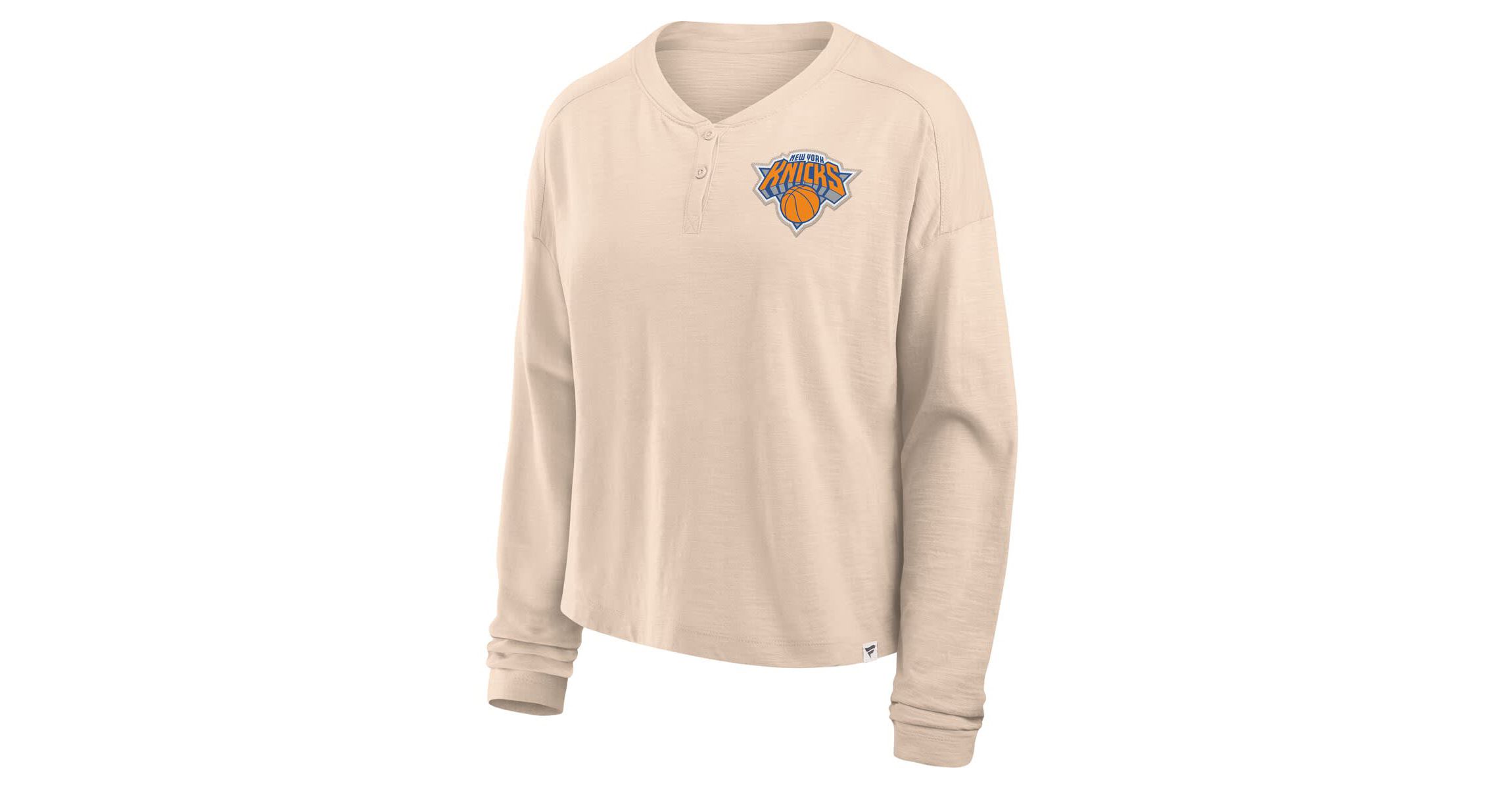 NBA Fanatics New York Knicks Boxed Out Drop Fashion Long Sleeve T-Shirt