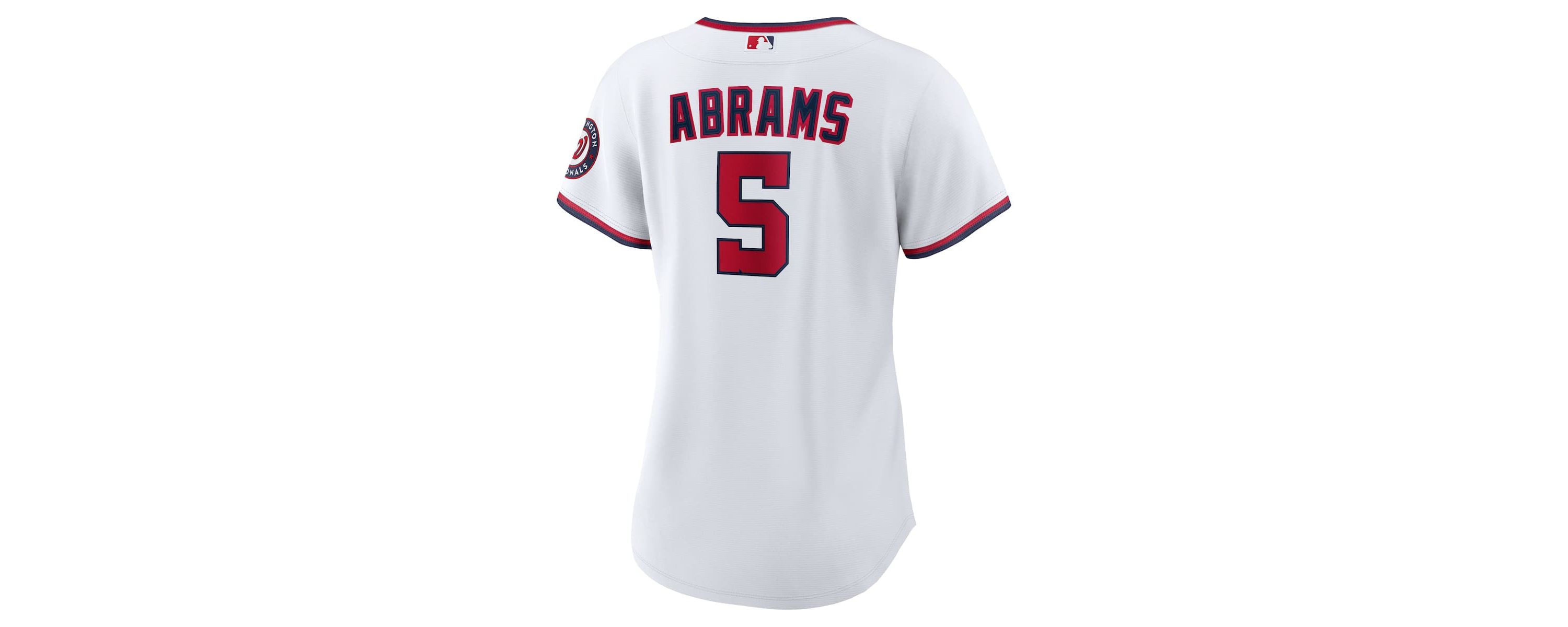 MLB Nike CJ Abrams Washington Nationals Home Replica Player Jersey